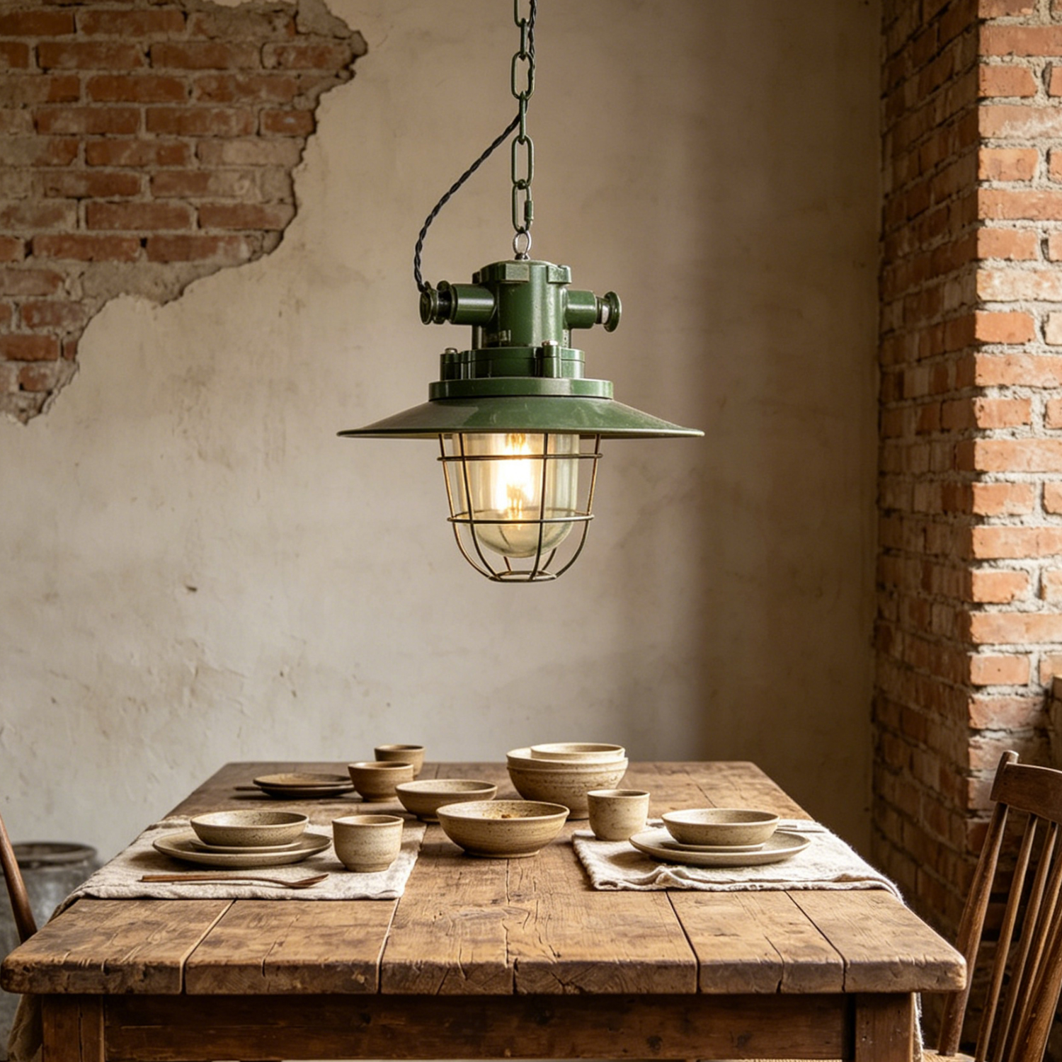 Thorlux Green Pendant Light