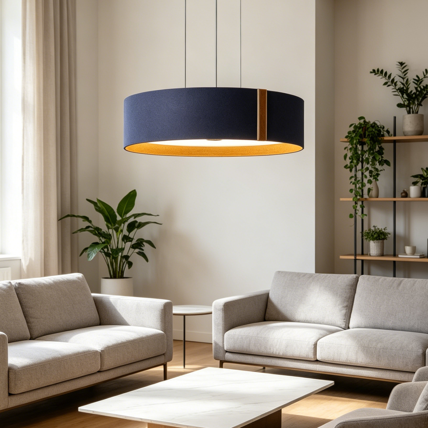 Felt Pendant Light