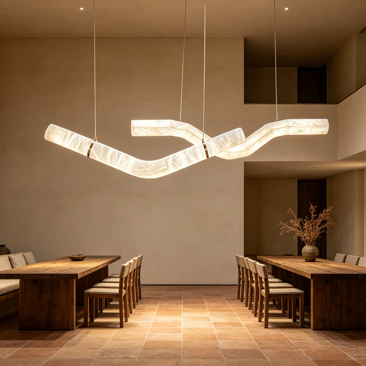 Casailighting Alabaster Hanging Light