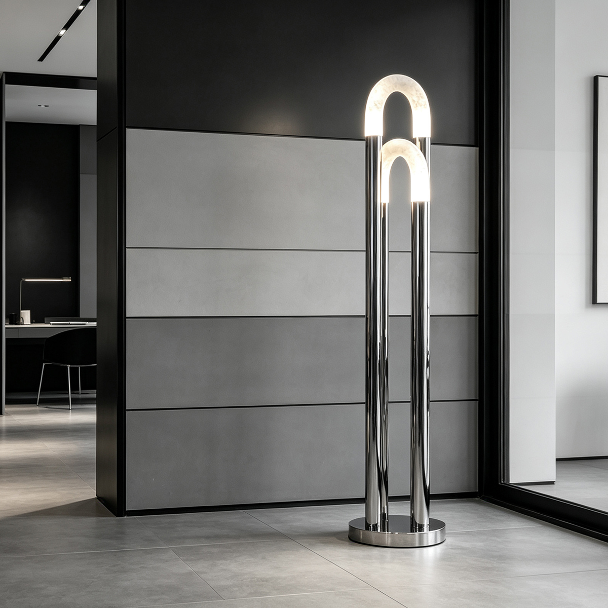 Catena Alabaster Floor Lamp