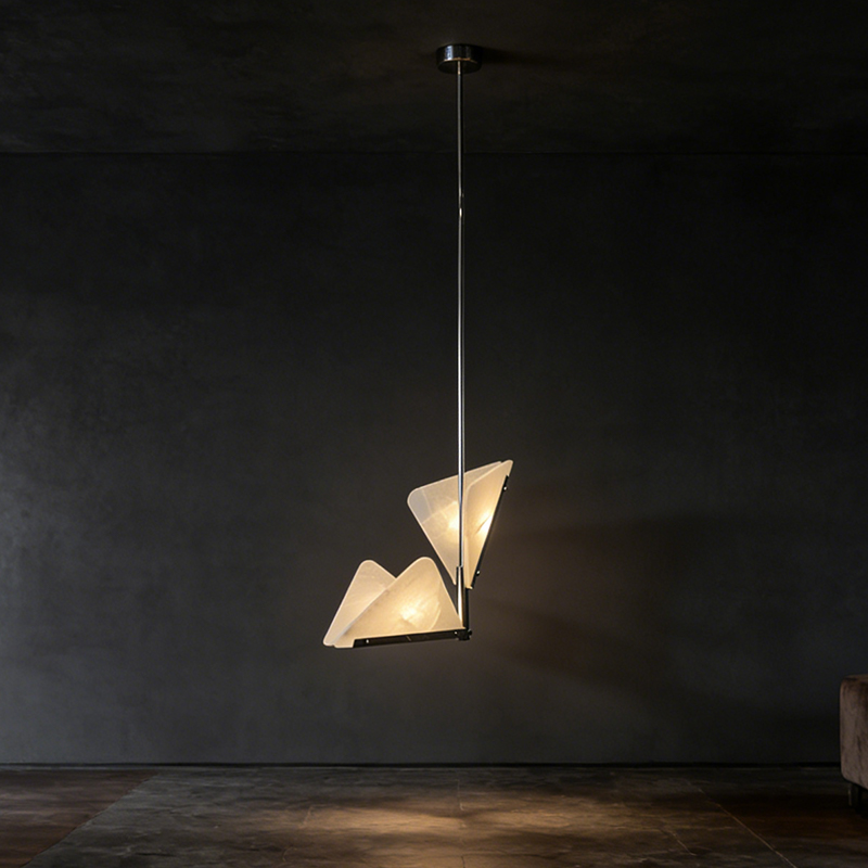 Alabaster pandent light