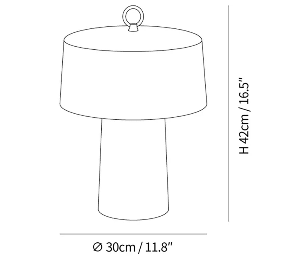 Marble Luxury Aogashima Table Lamp