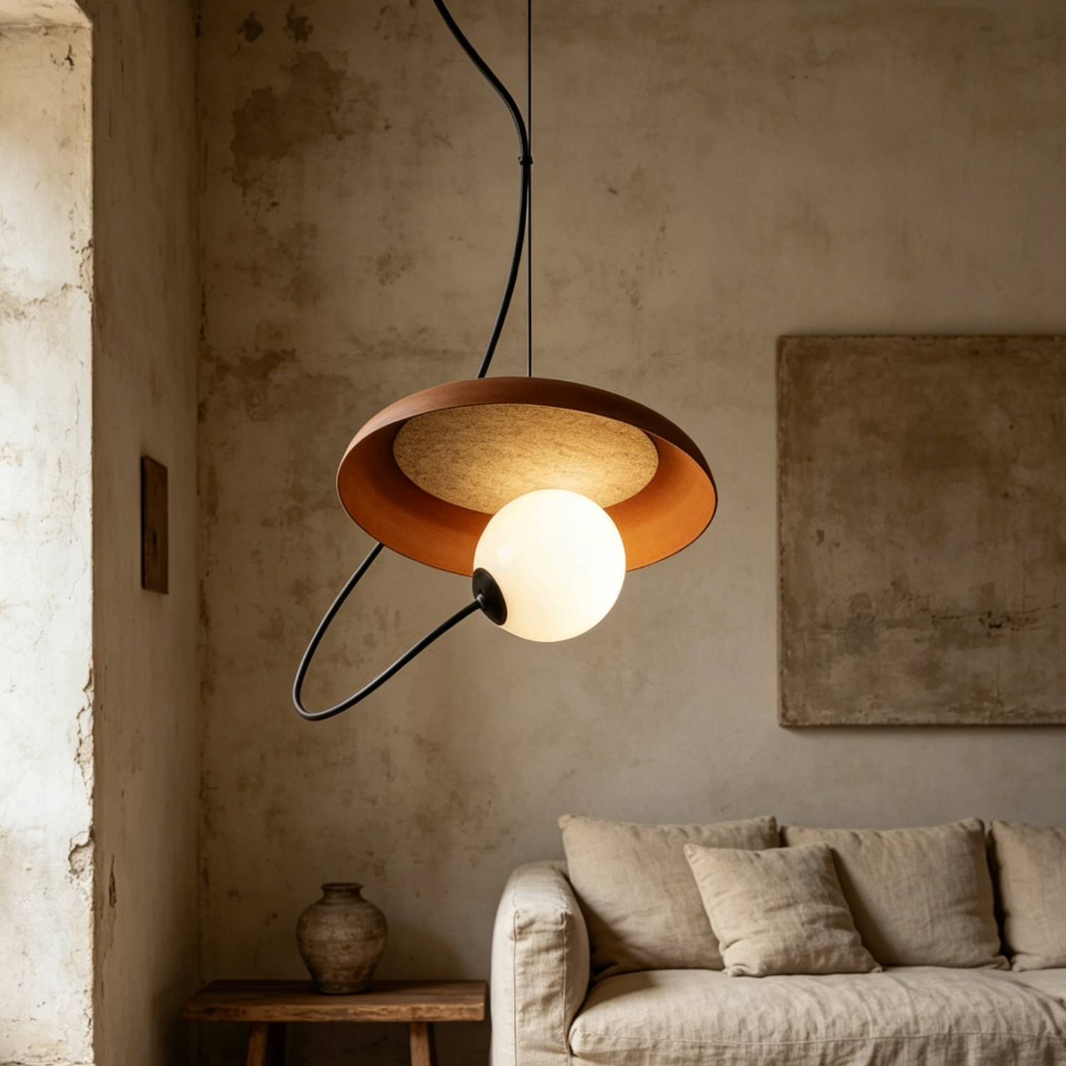 Acoustic Disc Pendant Lamp