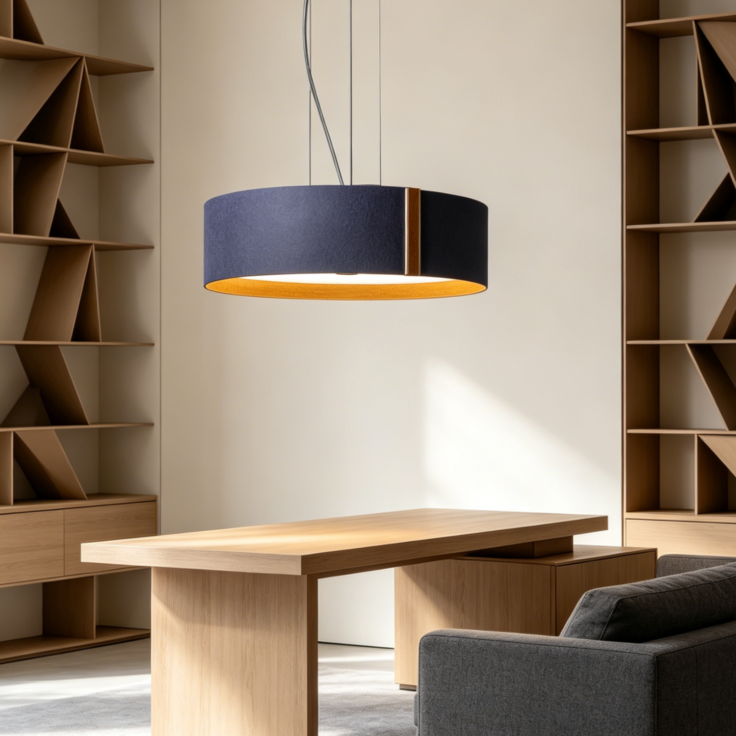 Felt Pendant Light