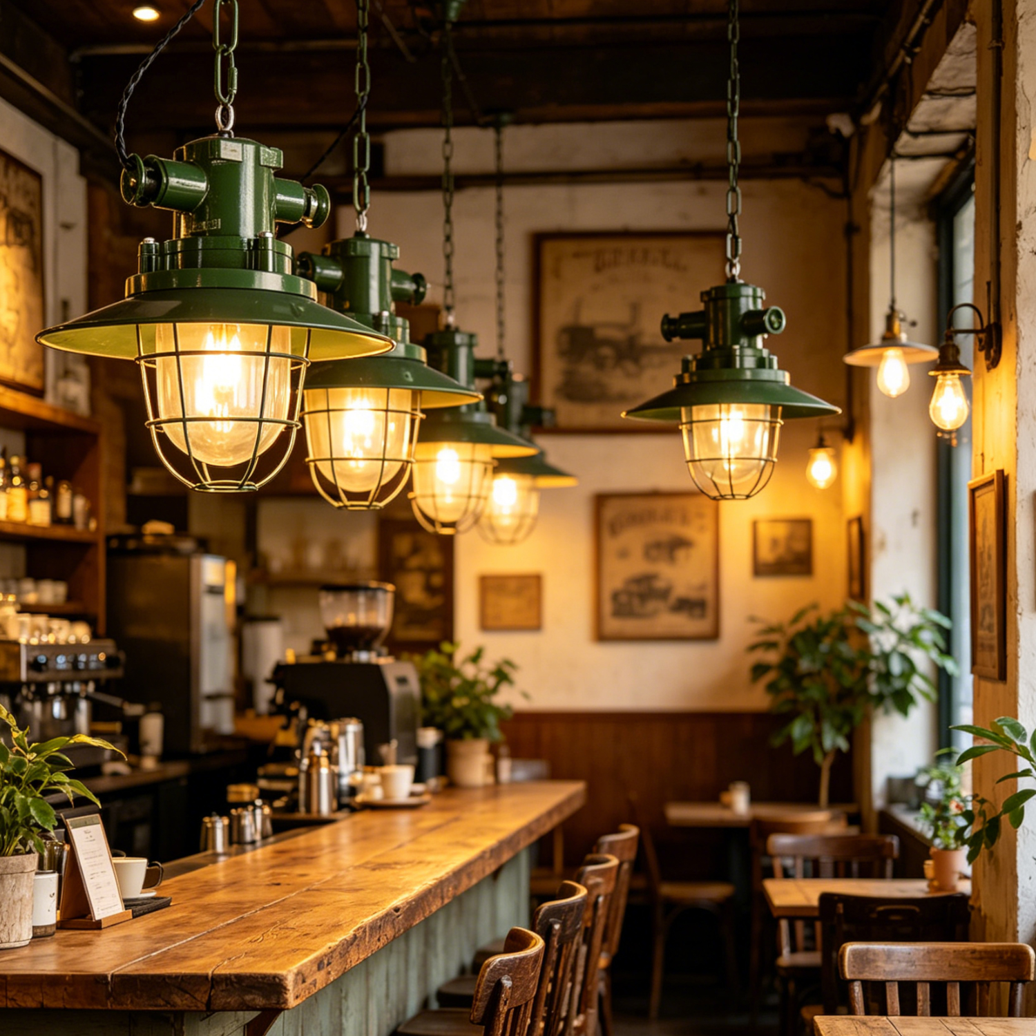 Thorlux Green Pendant Light