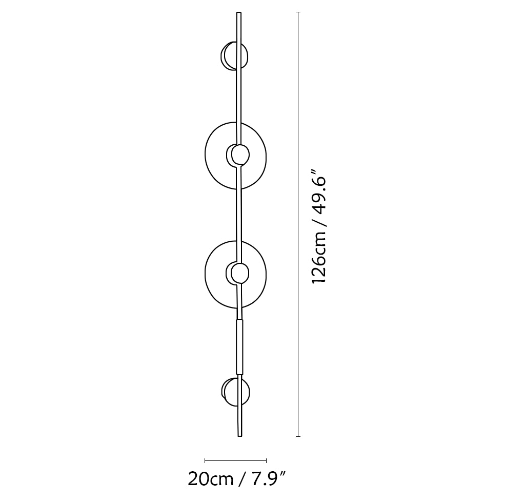 Alabaster Vertical Wall Sconce