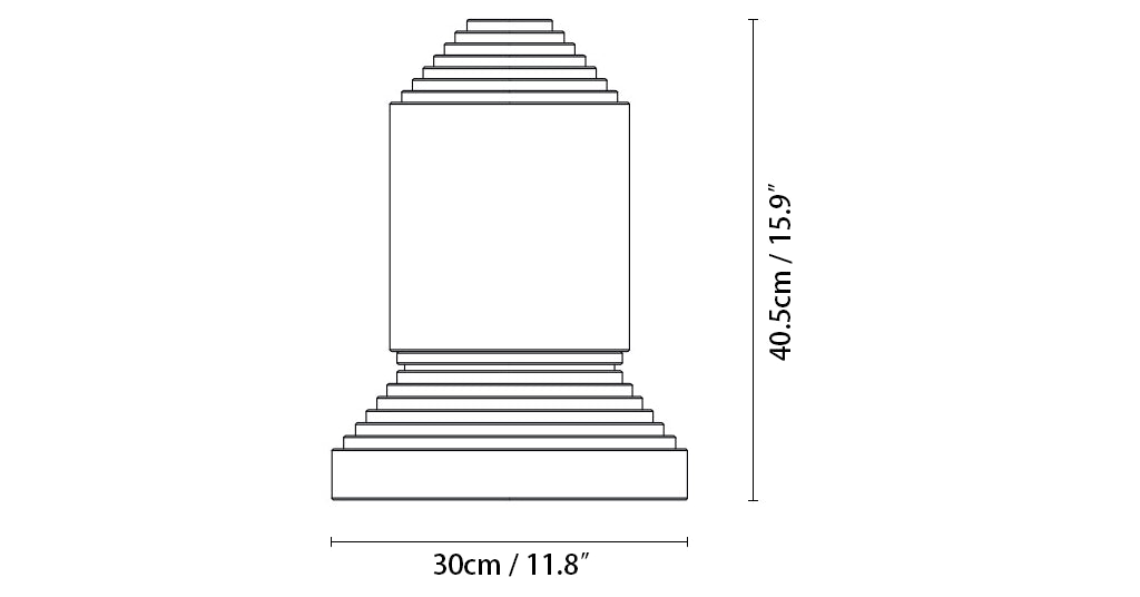 Modern Alabaster Babel Table Lamp