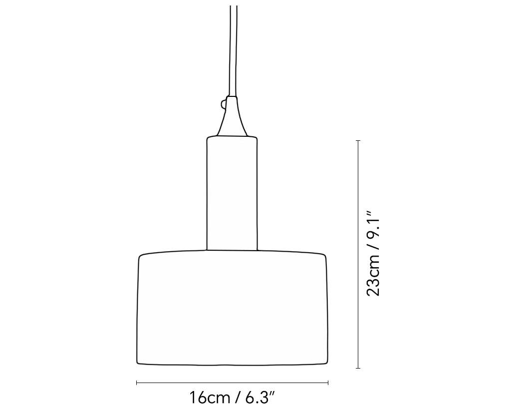 Modern Cylindrical Alabaster Chandelier