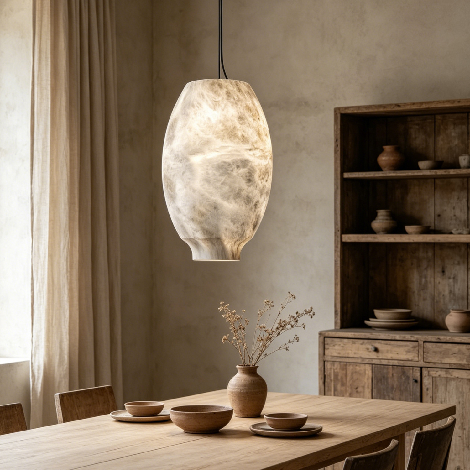 Camille Alabaster Pendant Lamp