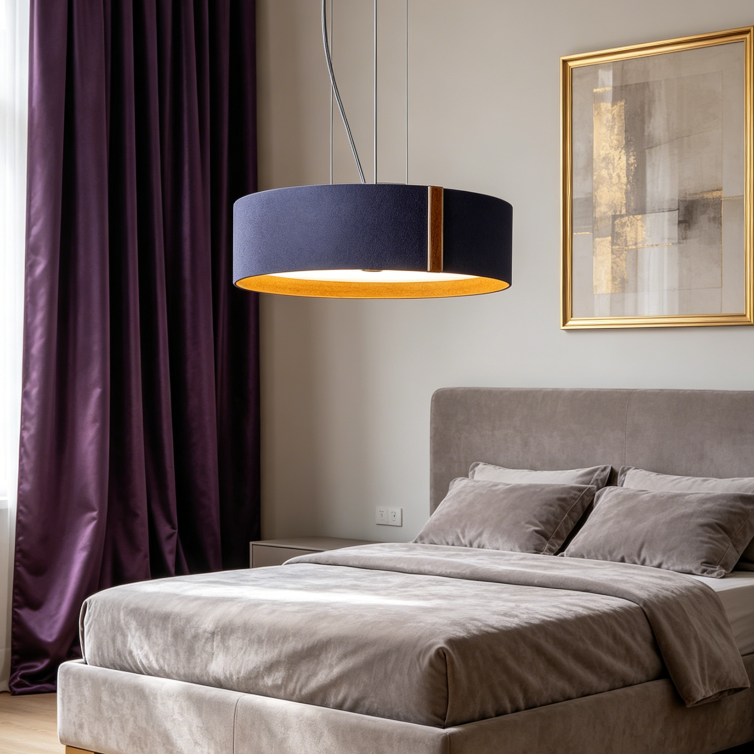 Felt Pendant Light