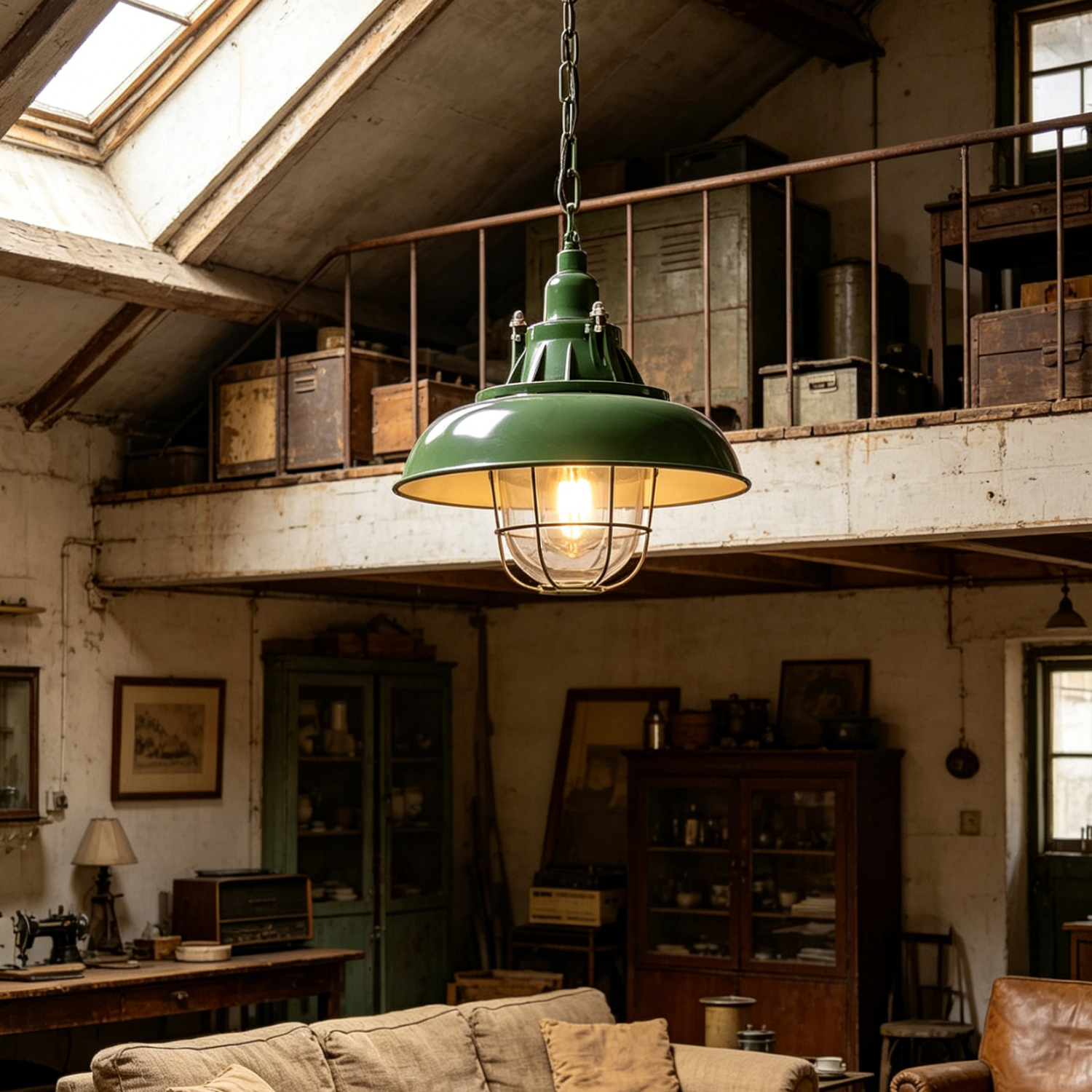 Thorlux Green Pendant Light