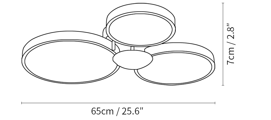 Alabaster Modern Disc Ceiling Light