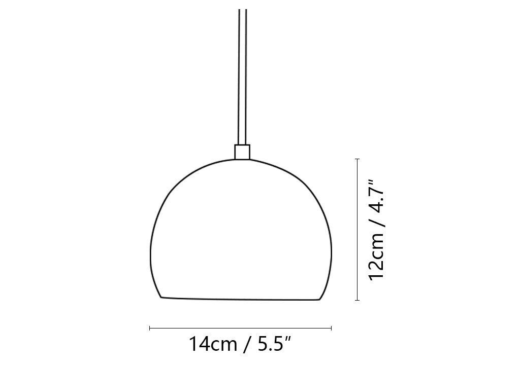 Semicircular Alabaster Pendant Light