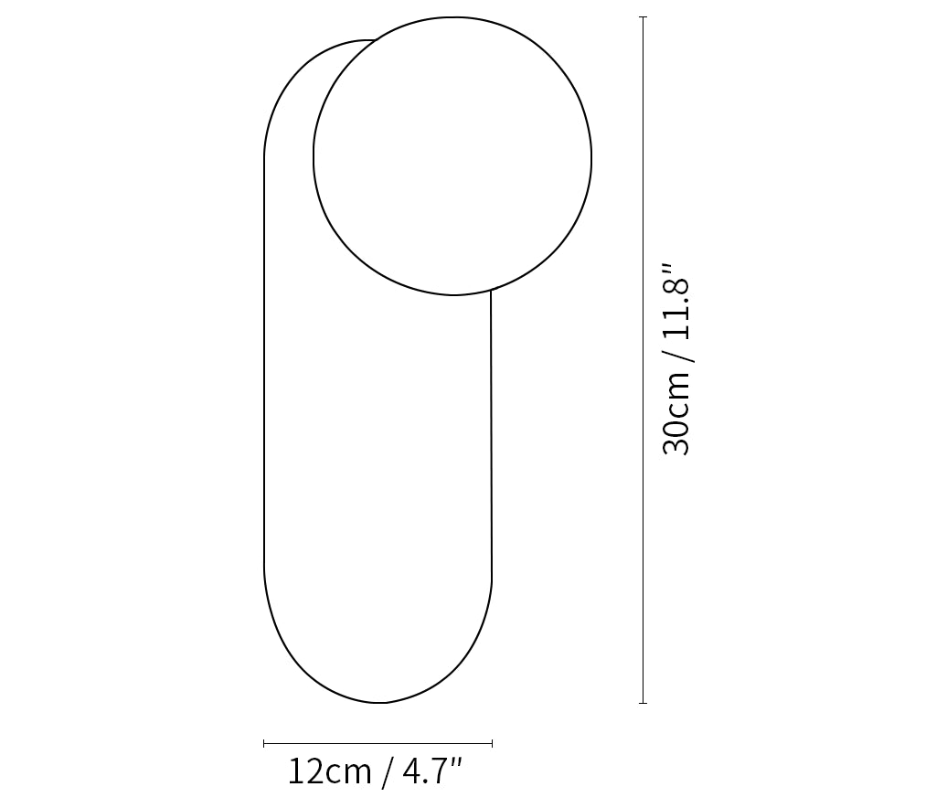 Oval Alabaster Spherical Wall Light