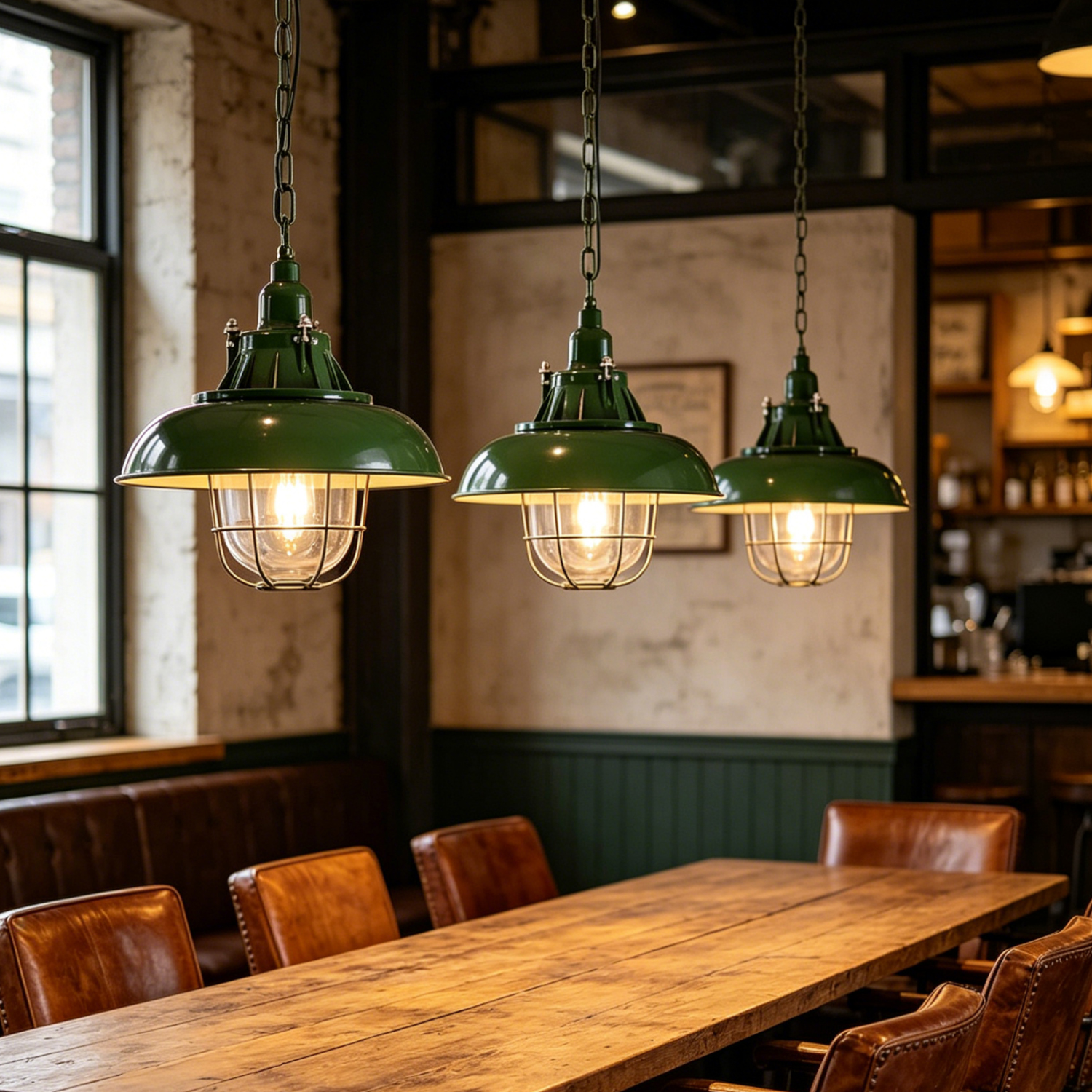 Thorlux Green Pendant Light
