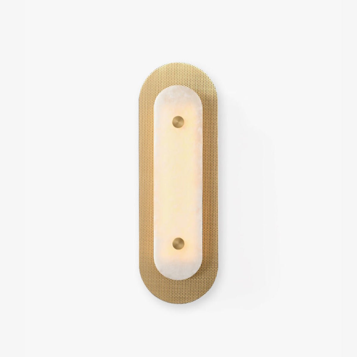 Aurelia Perforated Alabaster Wall Sconce