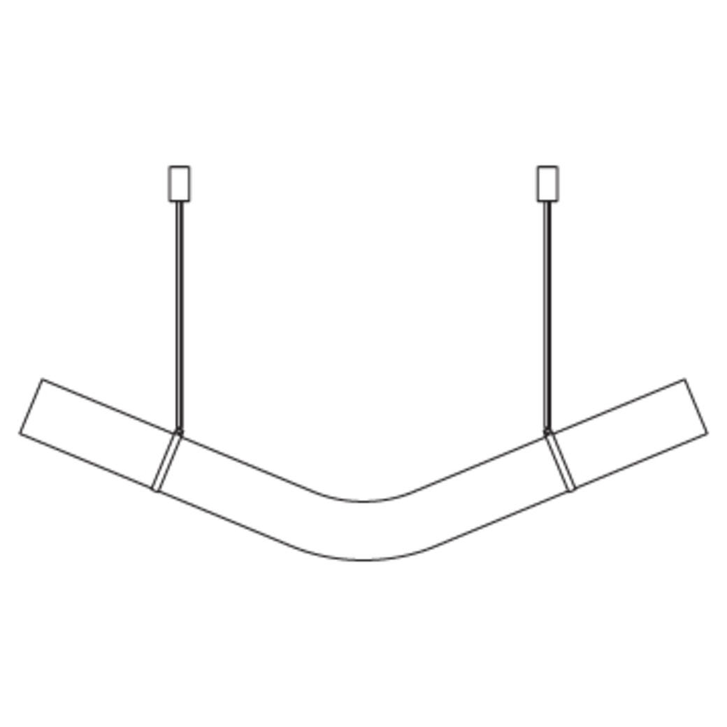 Liberty Hanging Light 51.25 wide x 24.5 high (inches): Style A2