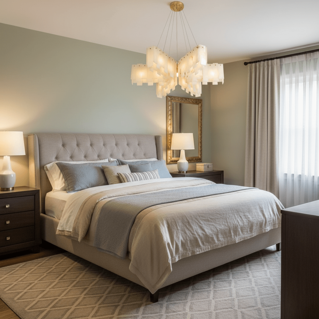 Alabaster Cascade Tiered Chandelier