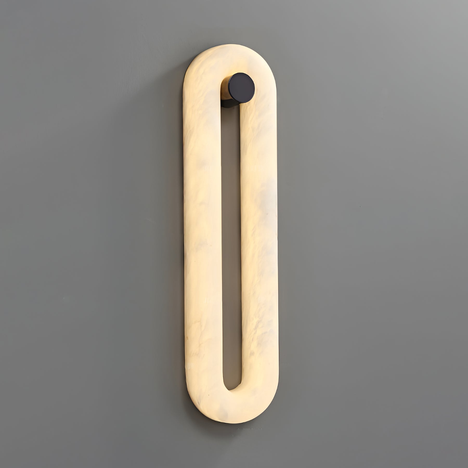 Alabaster Capsule Wall Light