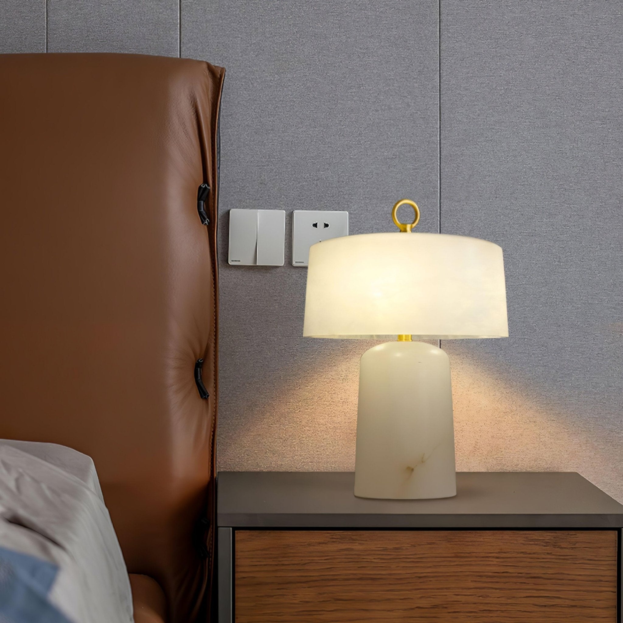 Aogashima Alabaster Table Lamp