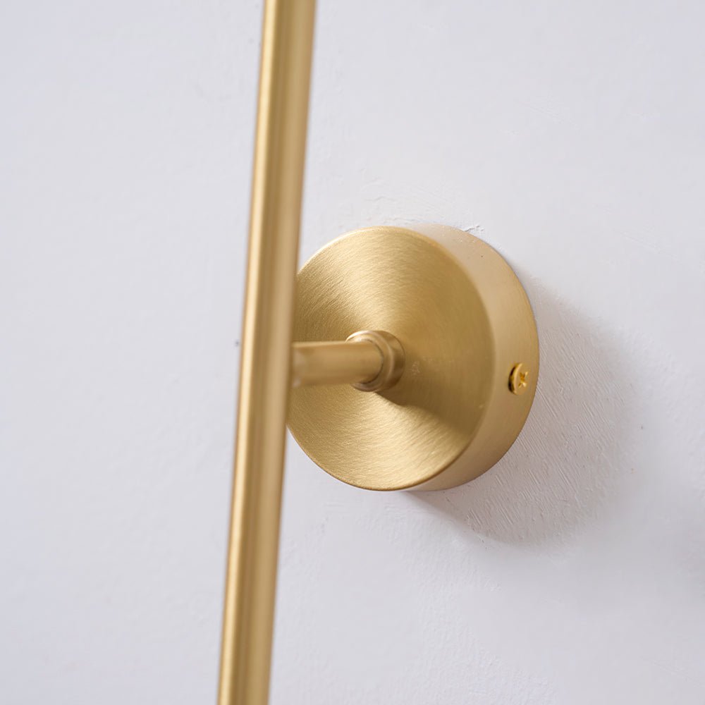 Ava Brass Alabaster Wall Lamp