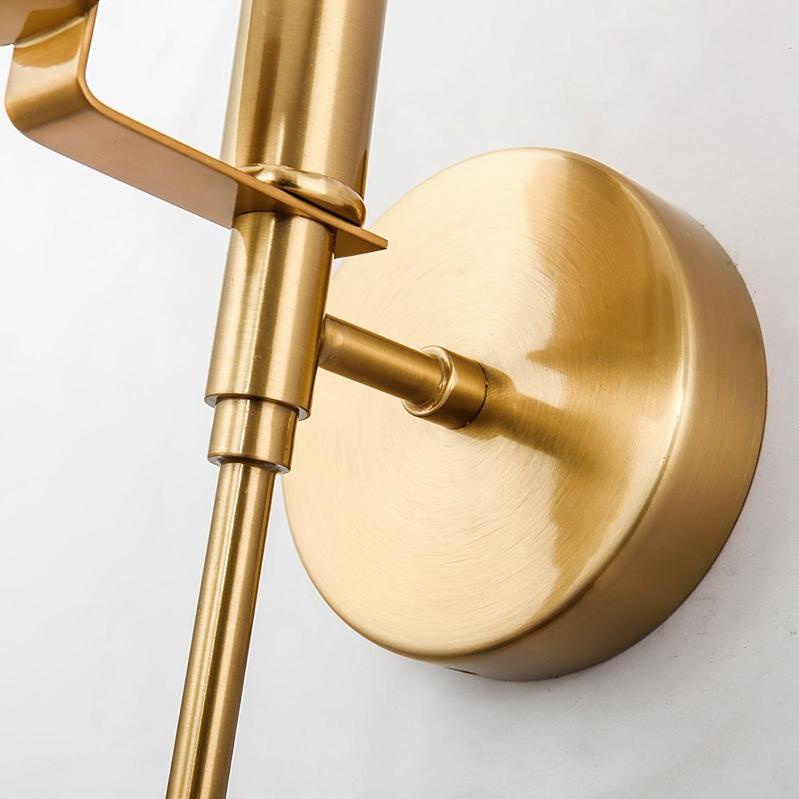 Ava Brass Alabaster Wall Lamp