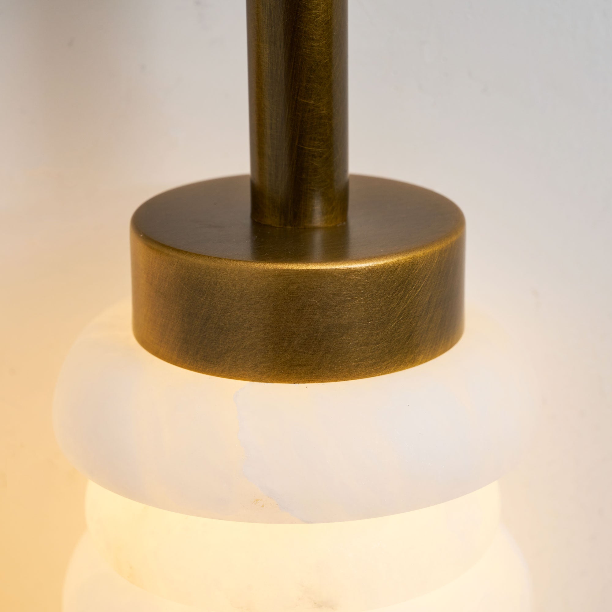 Calla Ribbed Alabaster Sconce
