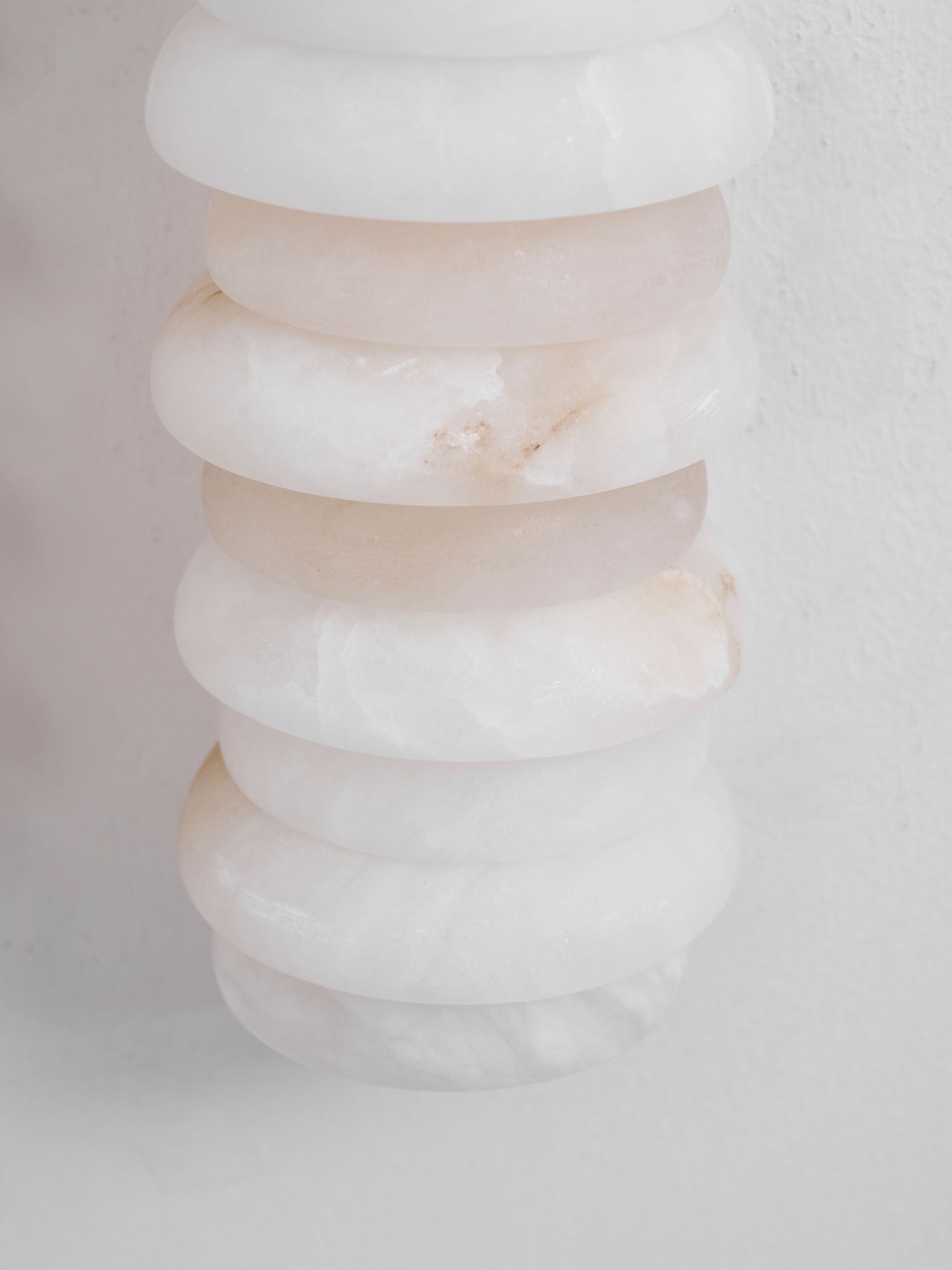 Calla Ribbed Alabaster Sconce