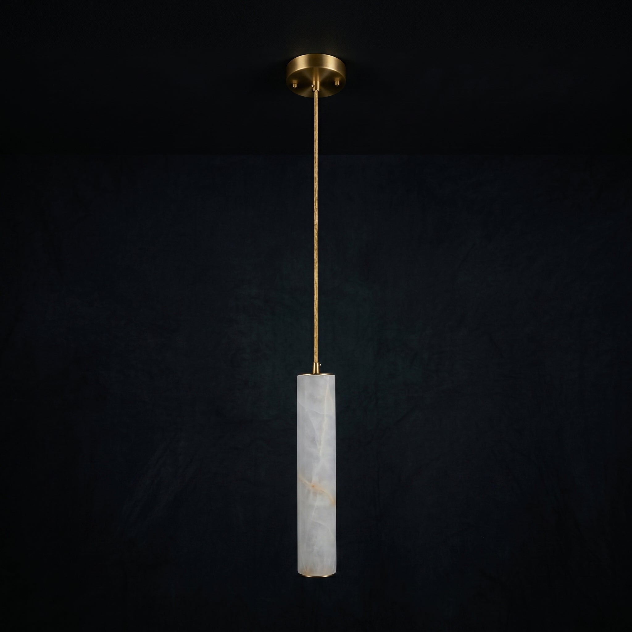 Column Alabaster Staircase Chandelier