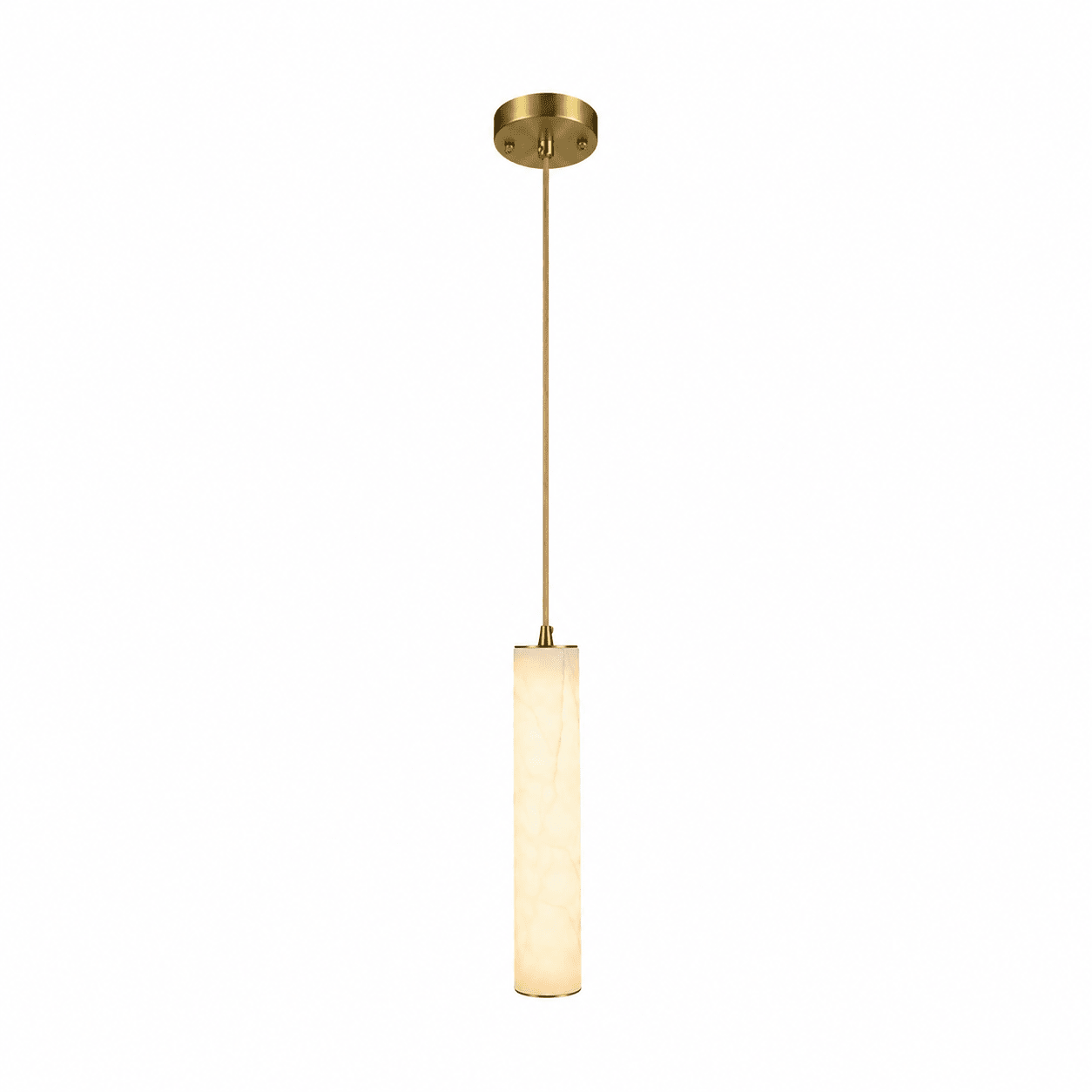Column Alabaster Staircase Chandelier