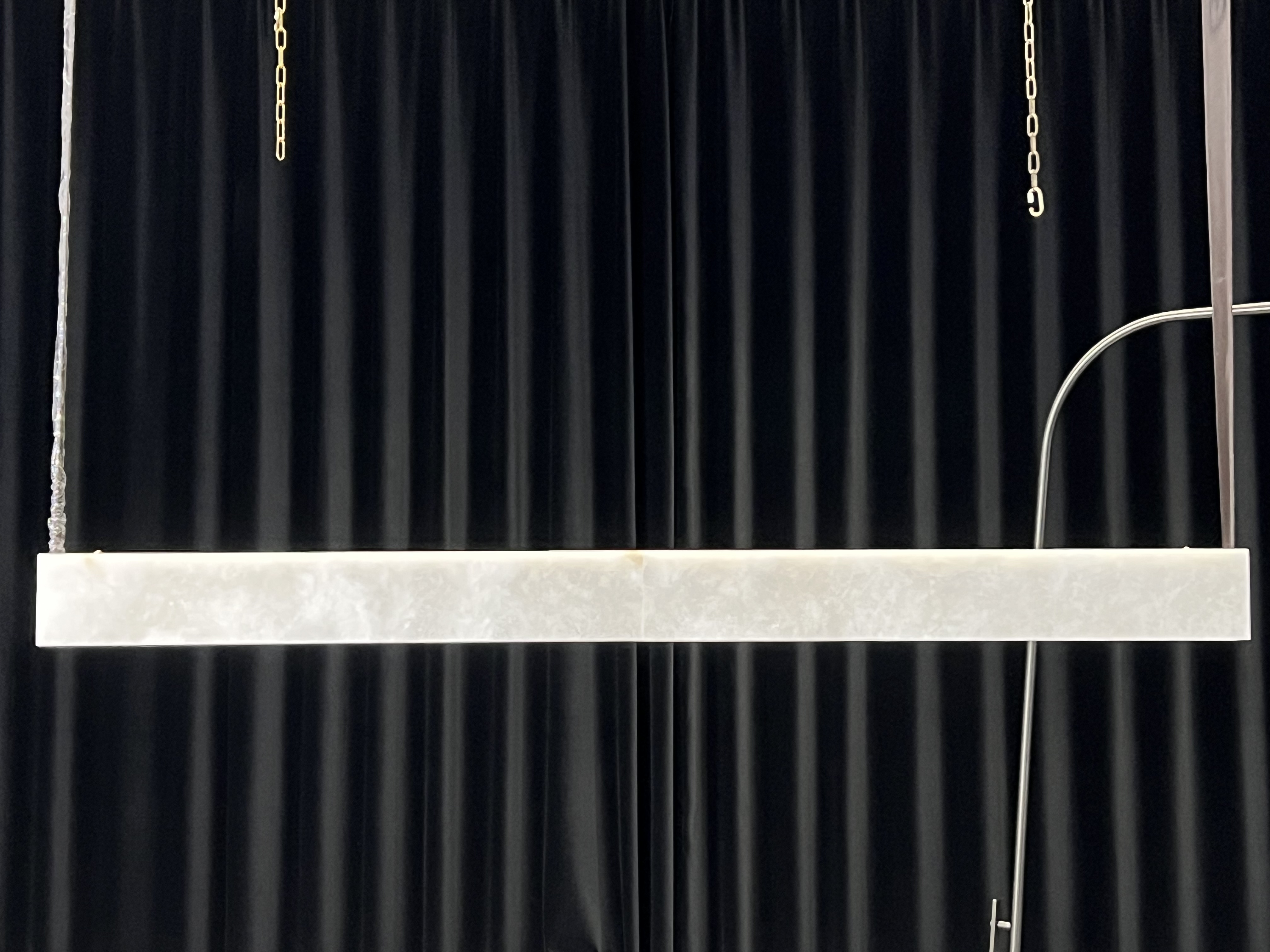 CASA Lighting Natural Marble Dimmable LED Hanging Chandelier