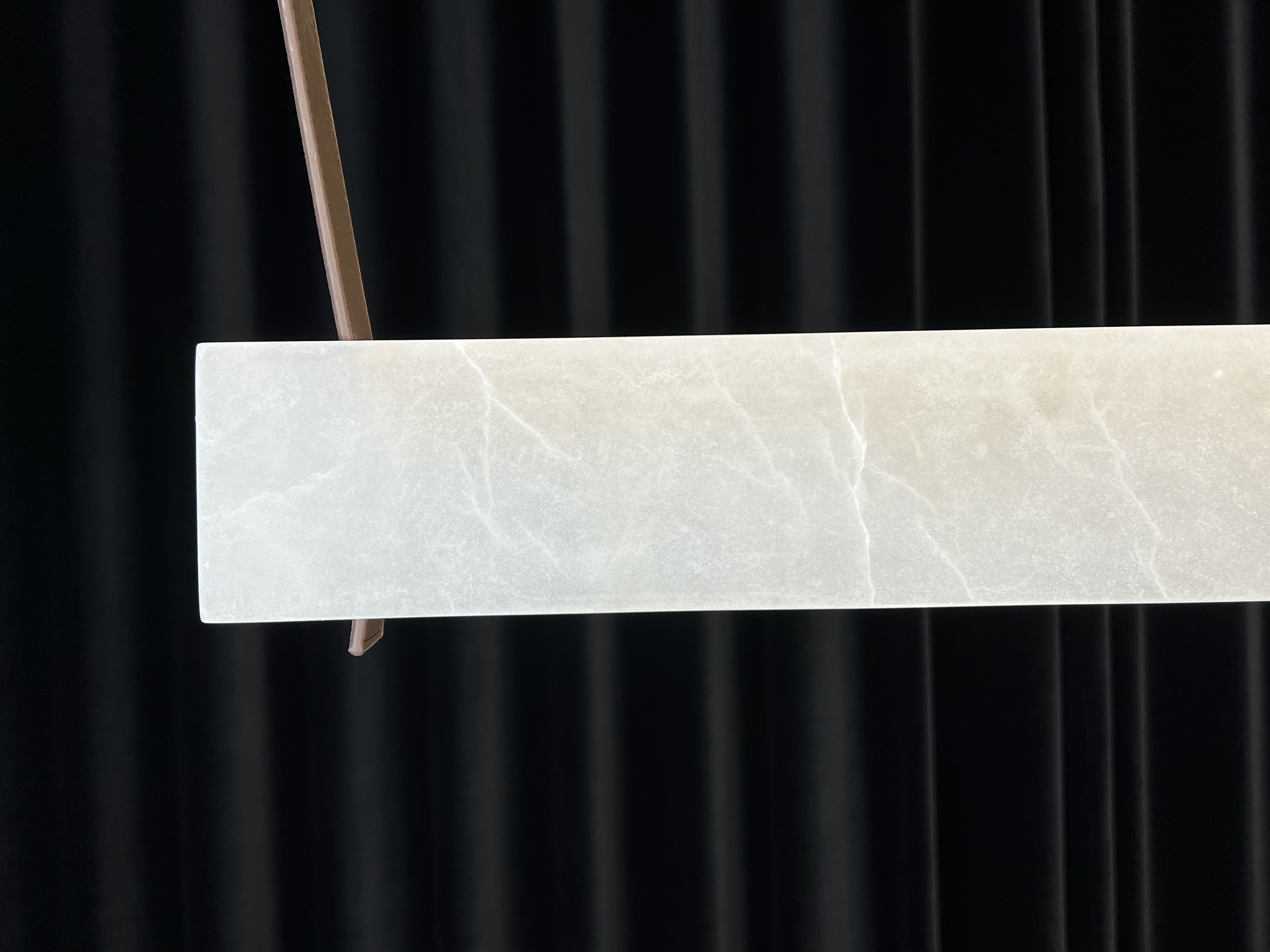 CASA Lighting Natural Marble Dimmable LED Hanging Chandelier