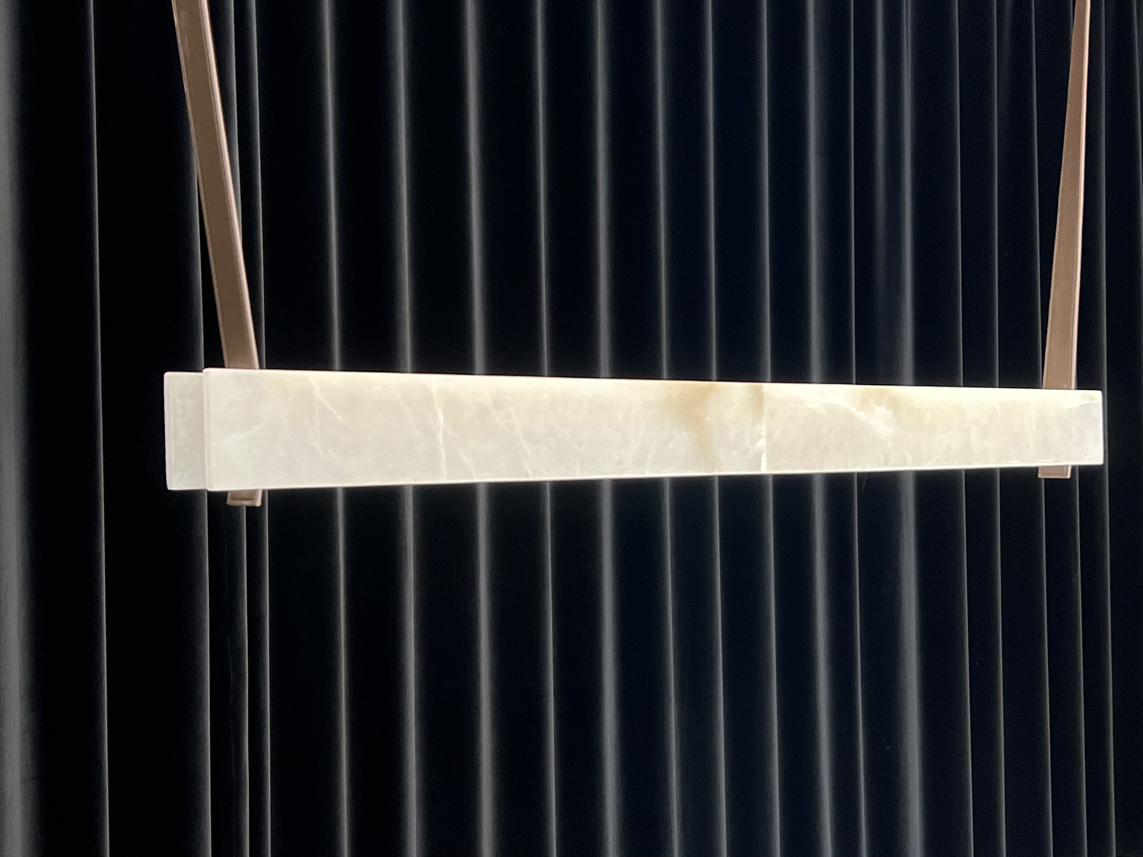 CASA Lighting Natural Marble Dimmable LED Hanging Chandelier