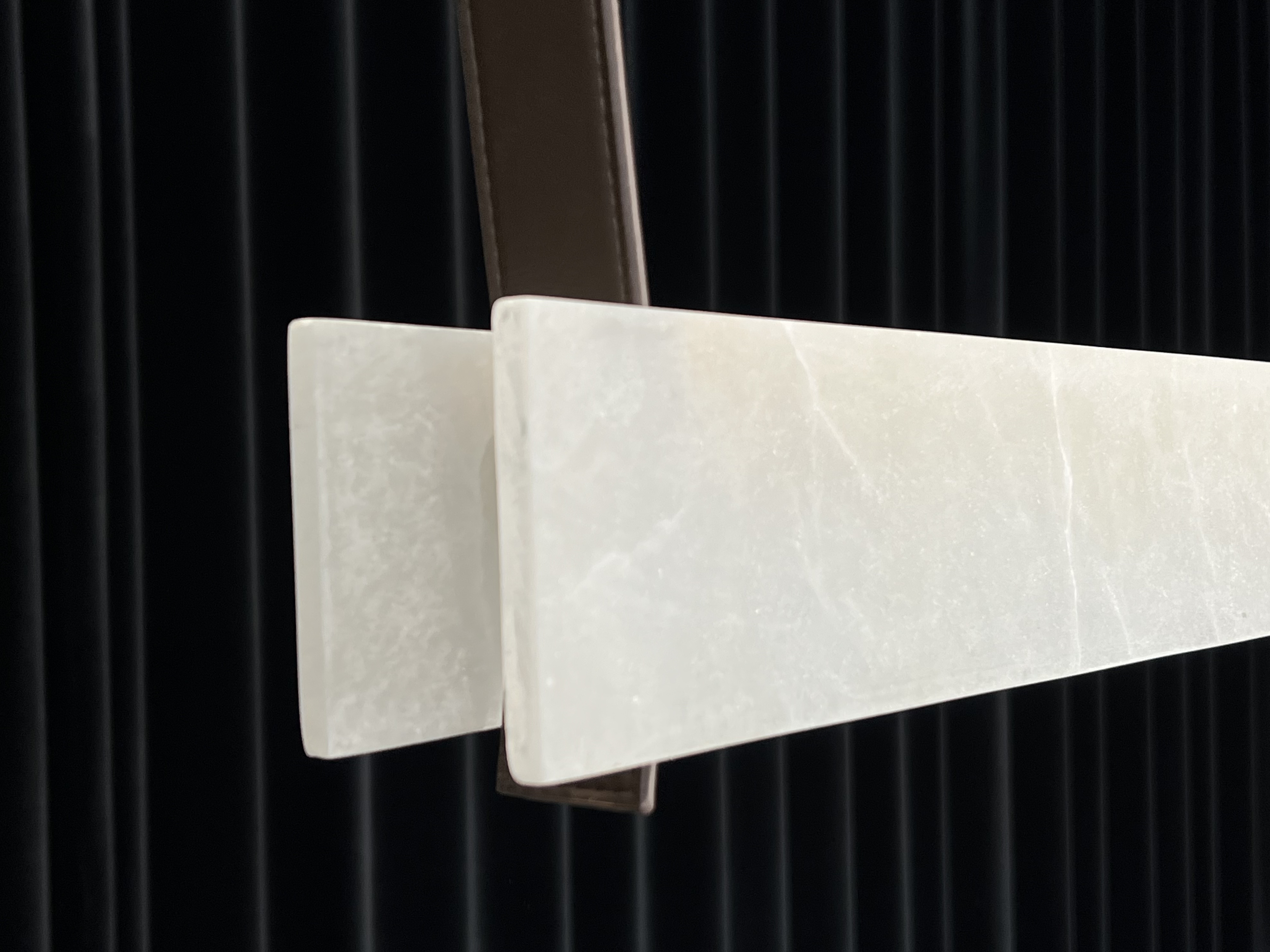 CASA Lighting Natural Marble Dimmable LED Hanging Chandelier