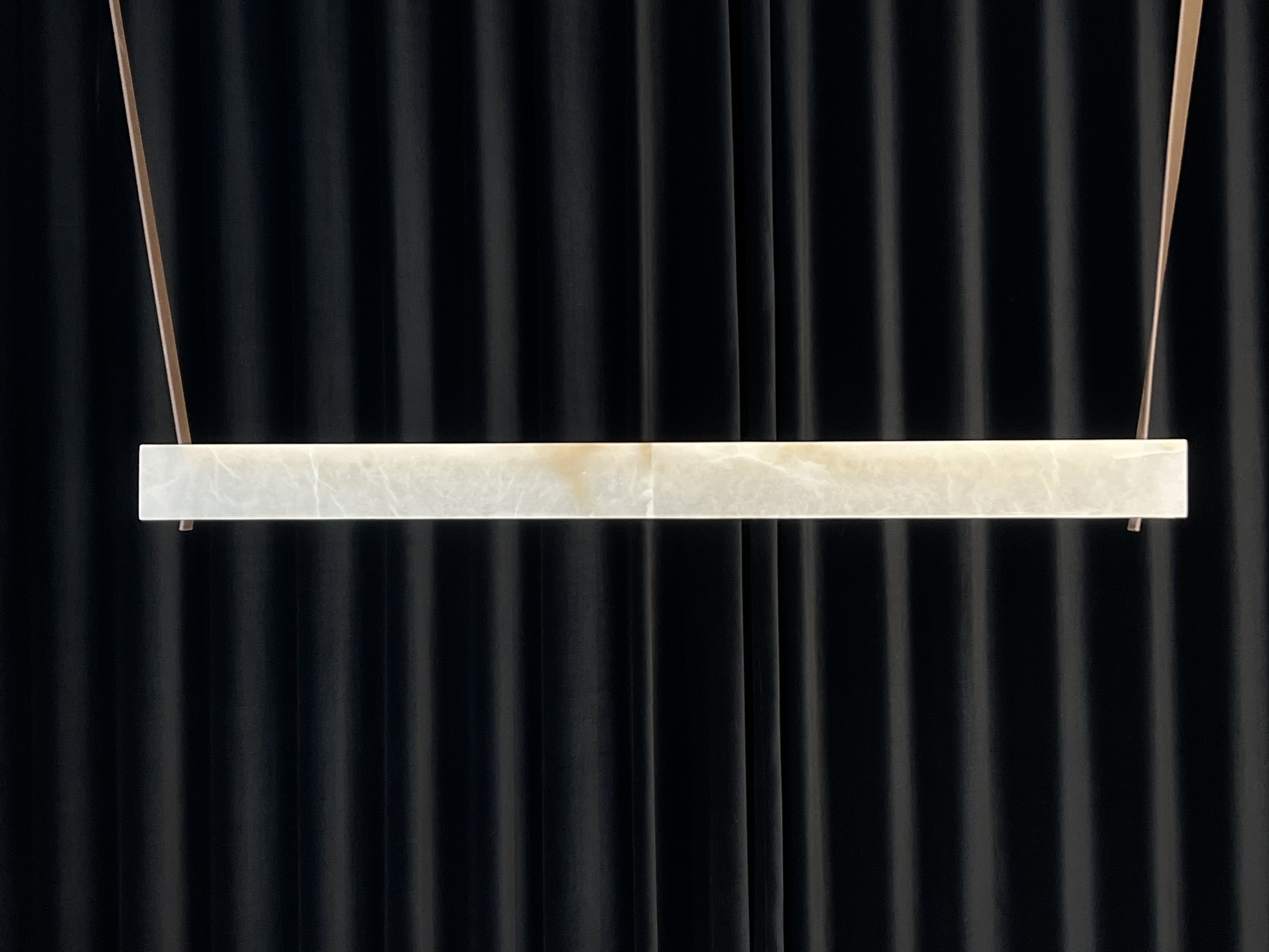 CASA Lighting Natural Marble Dimmable LED Hanging Chandelier