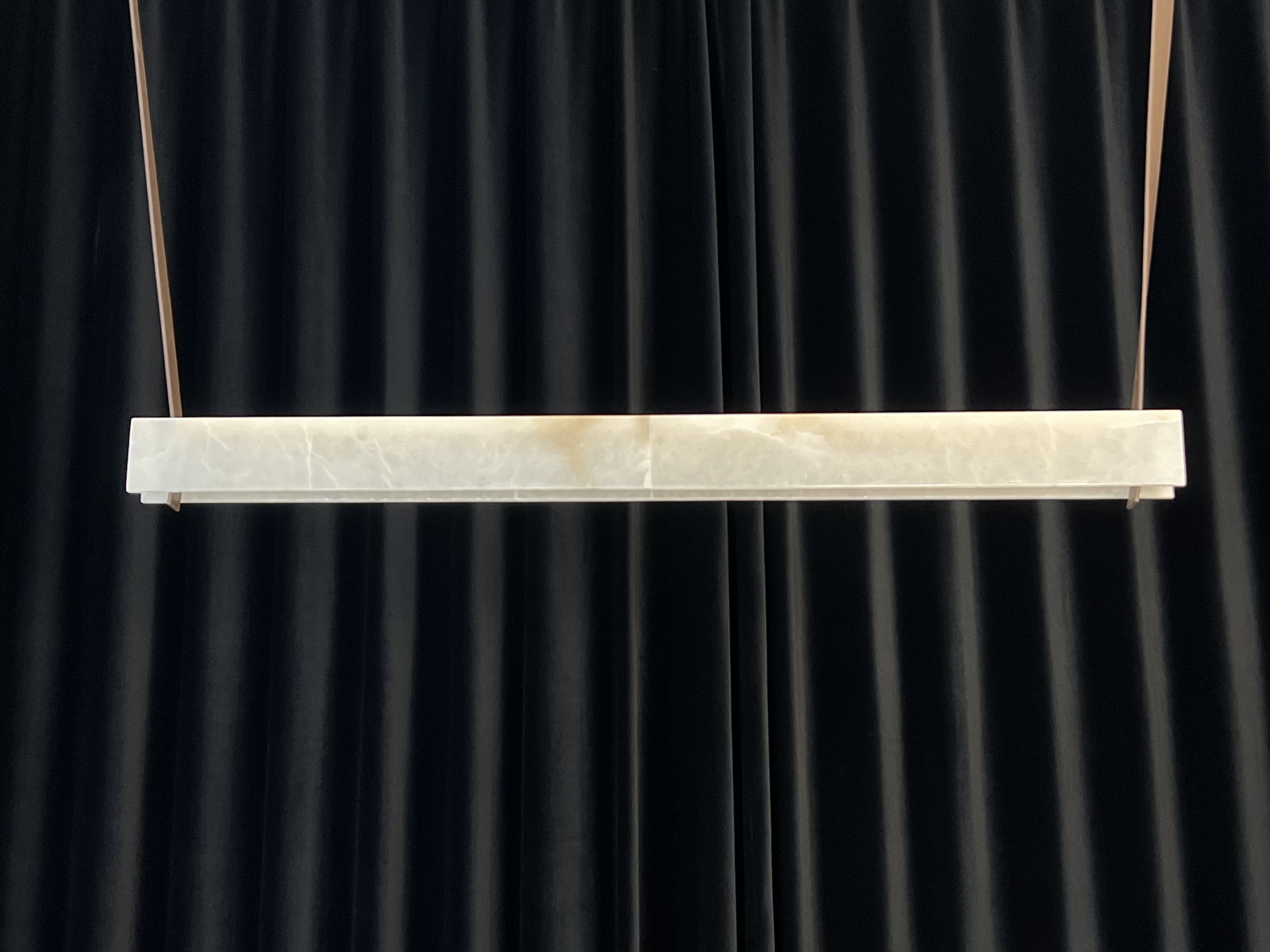 CASA Lighting Natural Marble Dimmable LED Hanging Chandelier