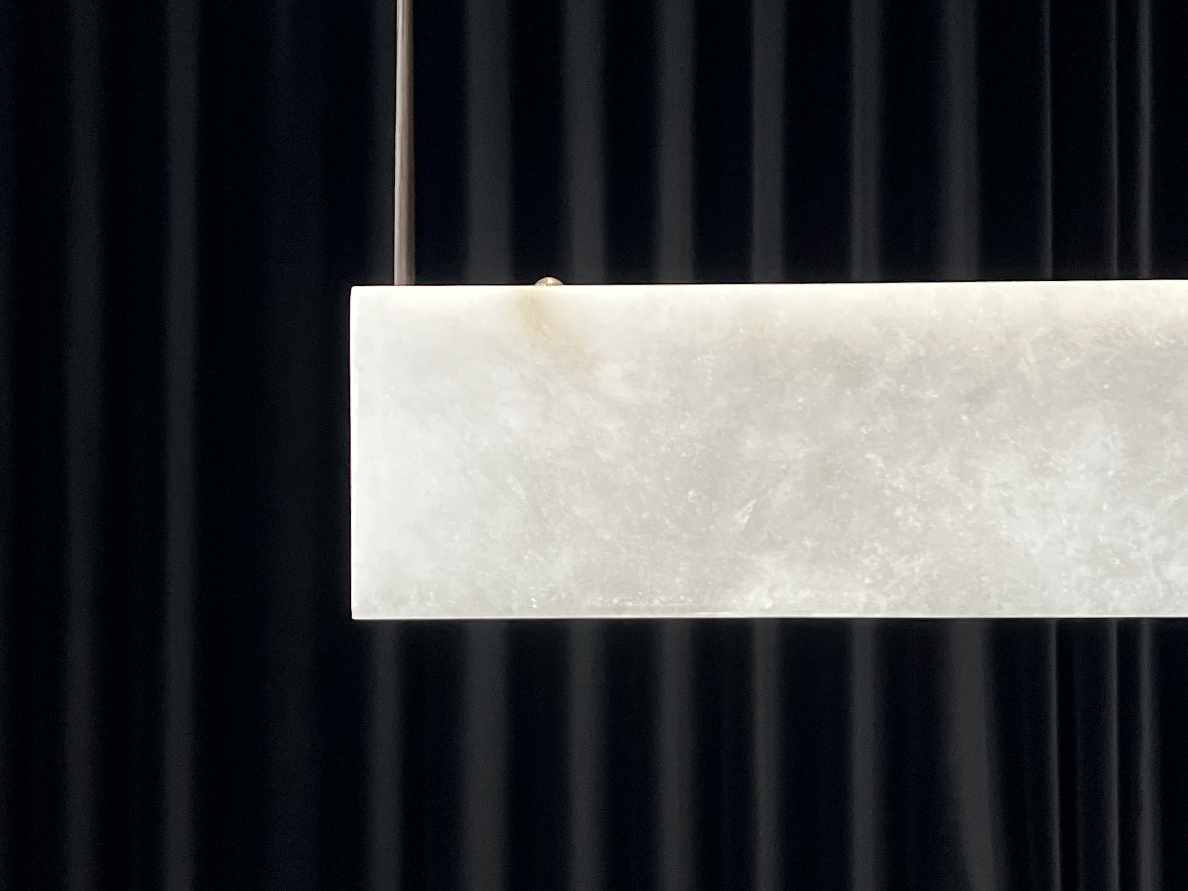 CASA Lighting Natural Marble Dimmable LED Hanging Chandelier