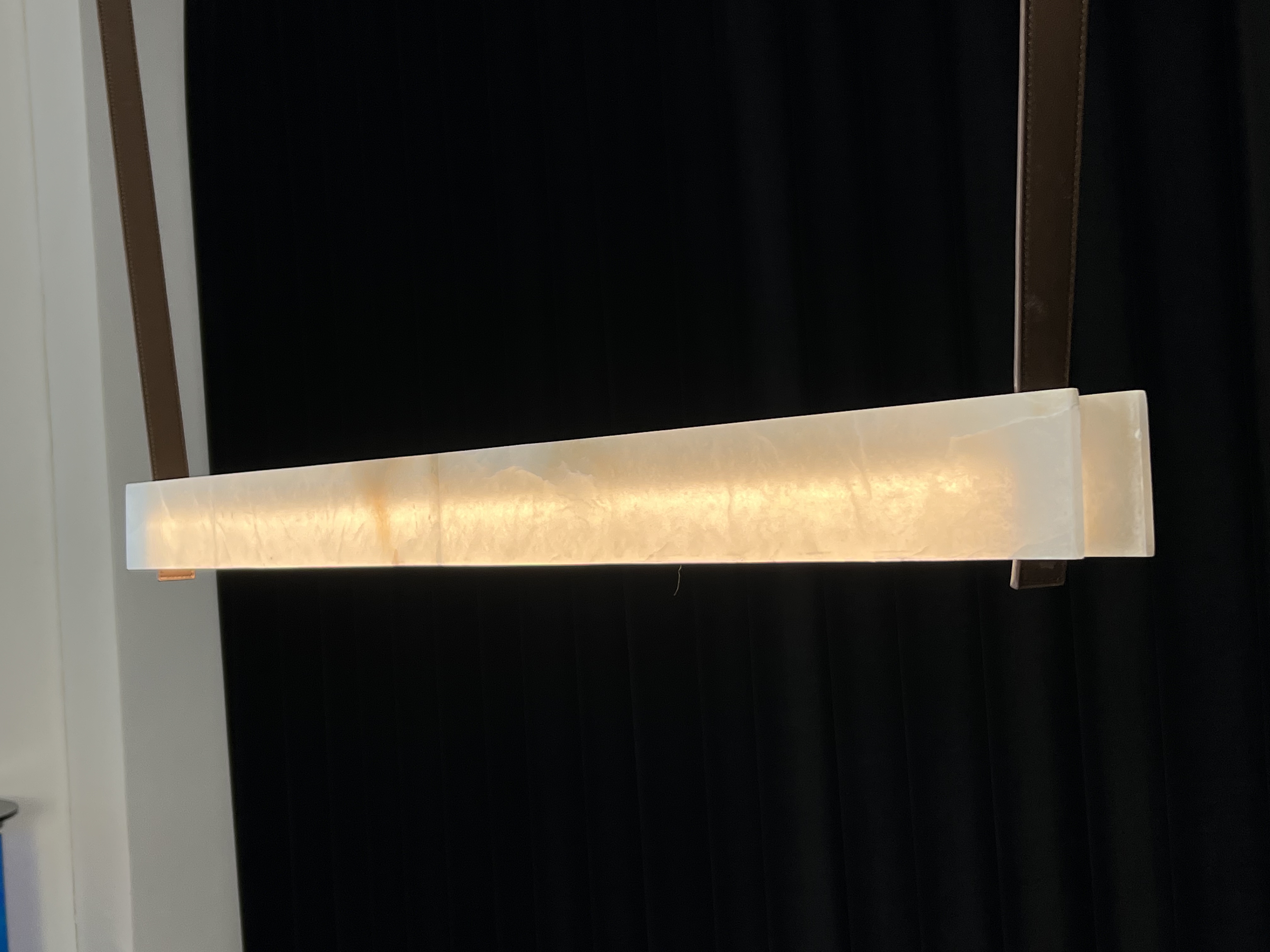 CASA Lighting Natural Marble Dimmable LED Hanging Chandelier