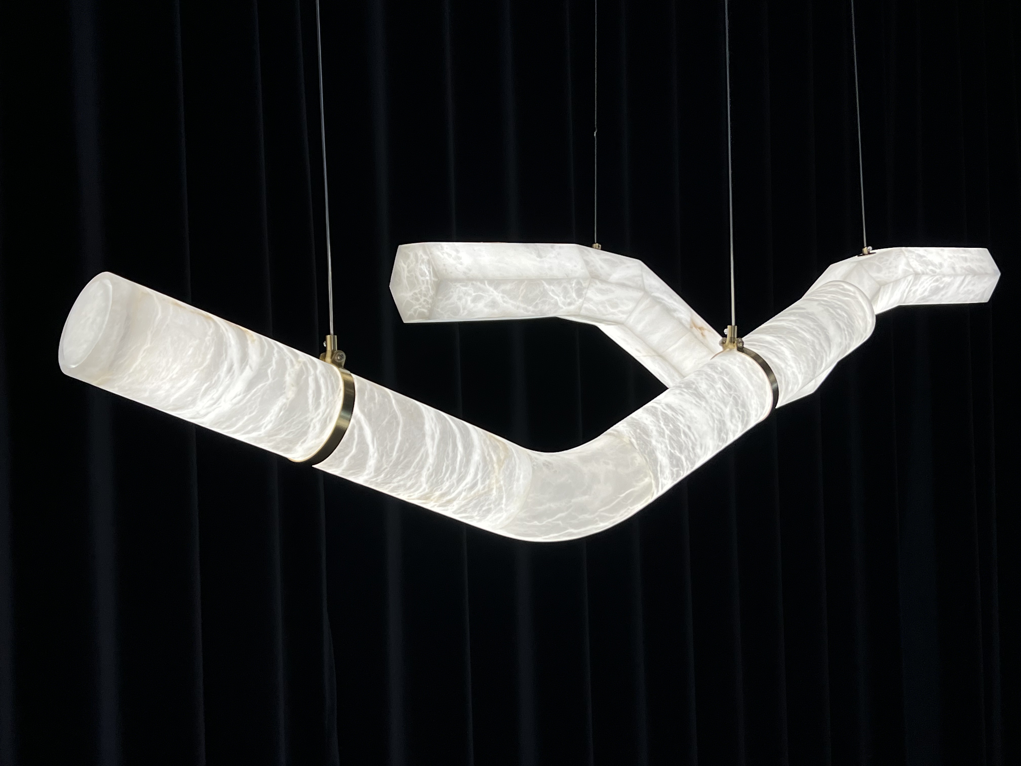 CASA Lighting Alabaster Hanging Light