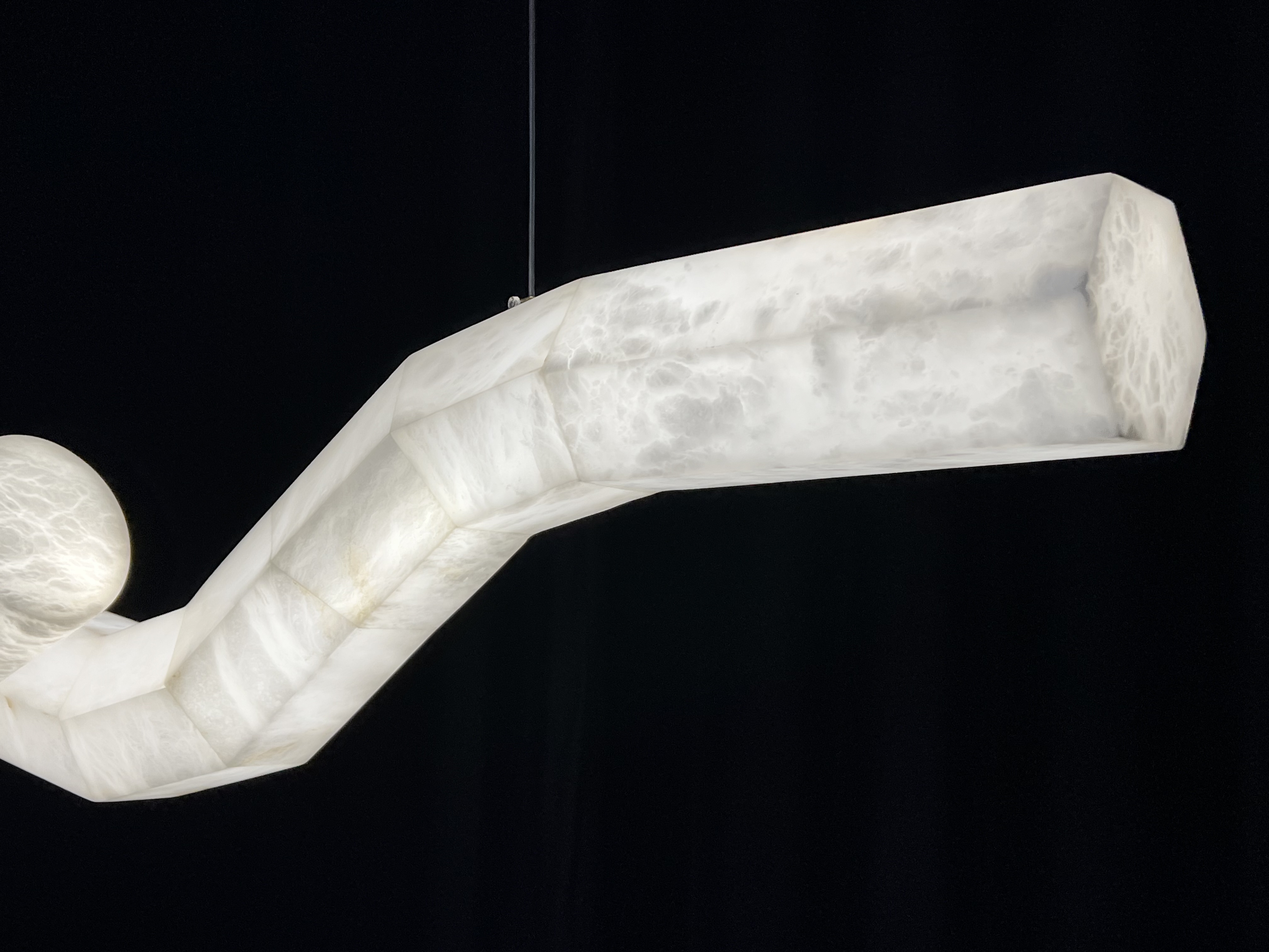 CASA Lighting Alabaster Hanging Light