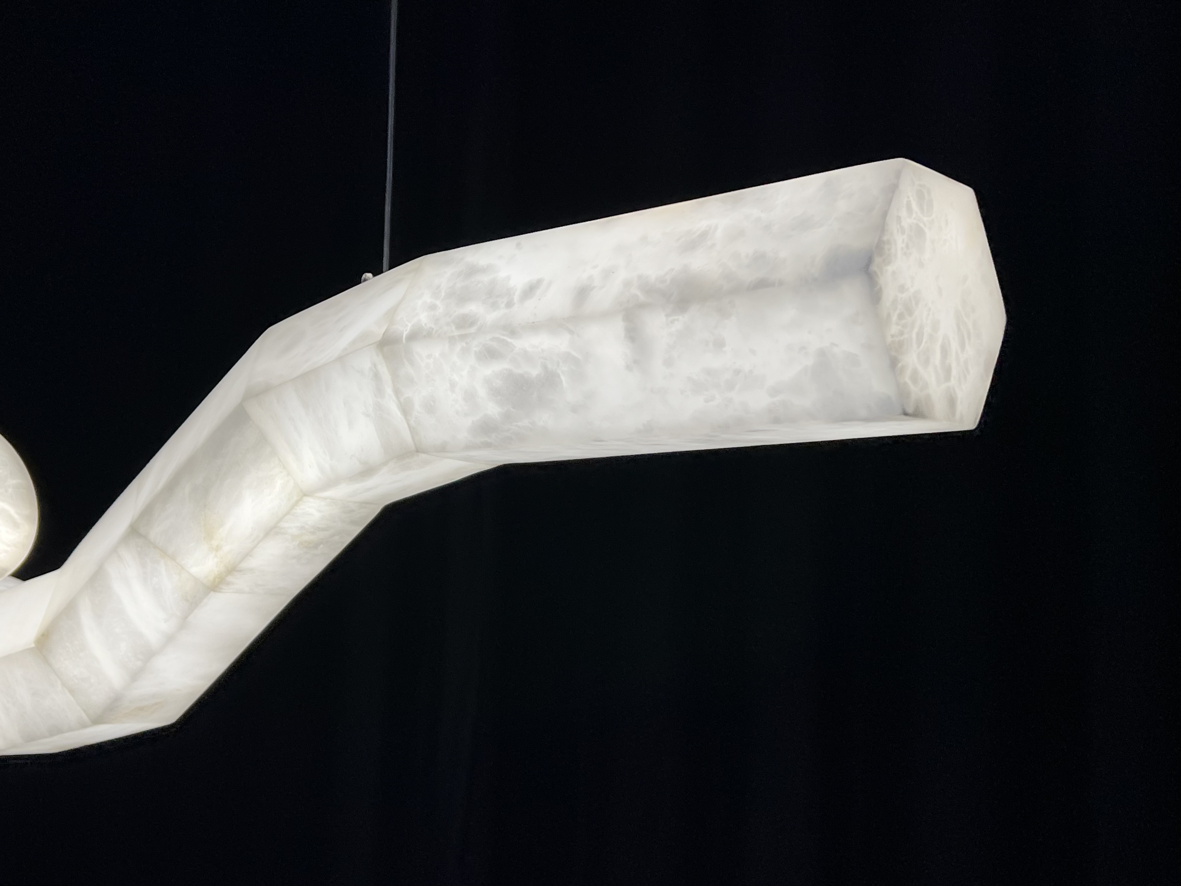 CASA Lighting Alabaster Hanging Light