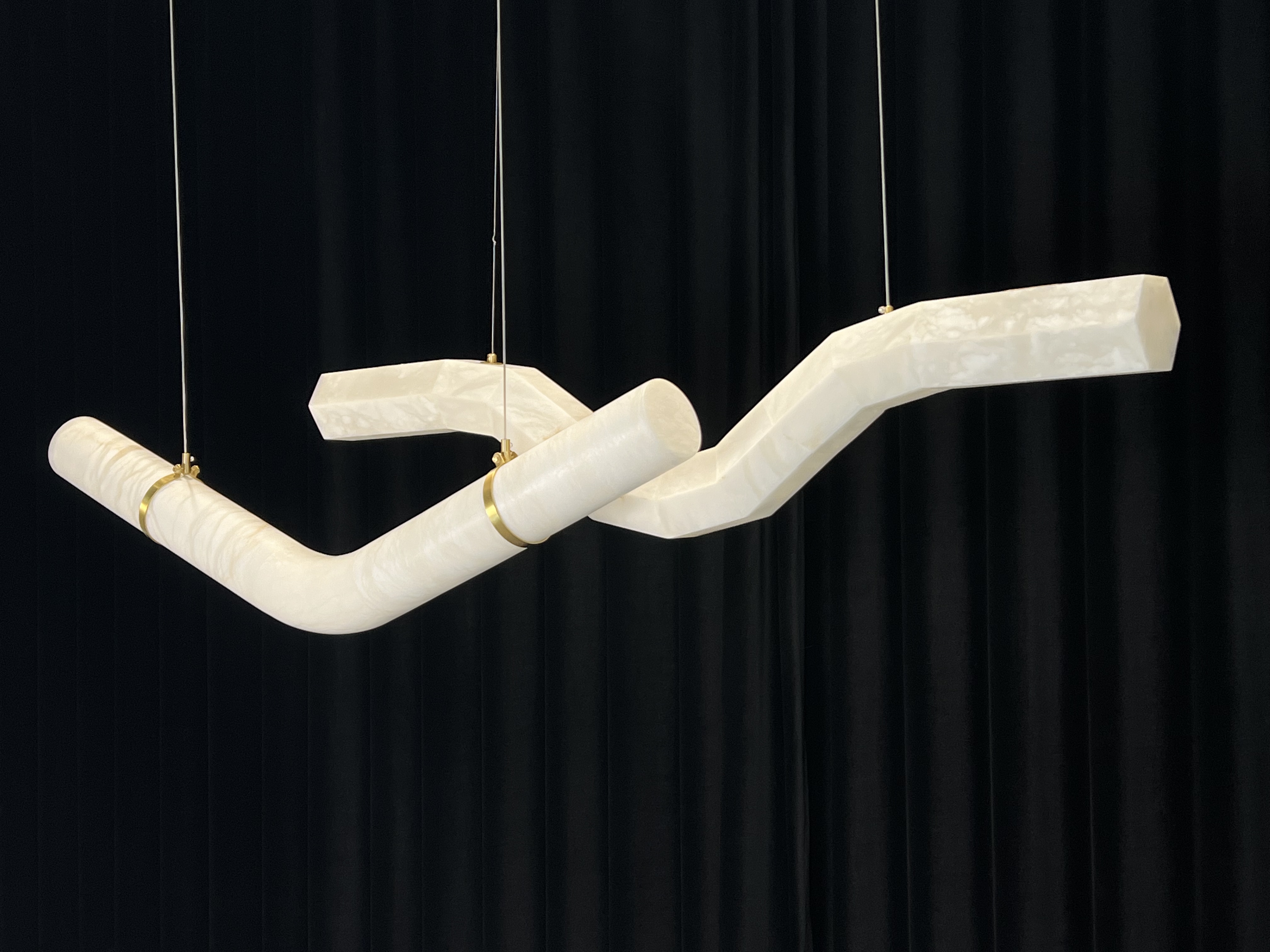 CASA Lighting Alabaster Hanging Light