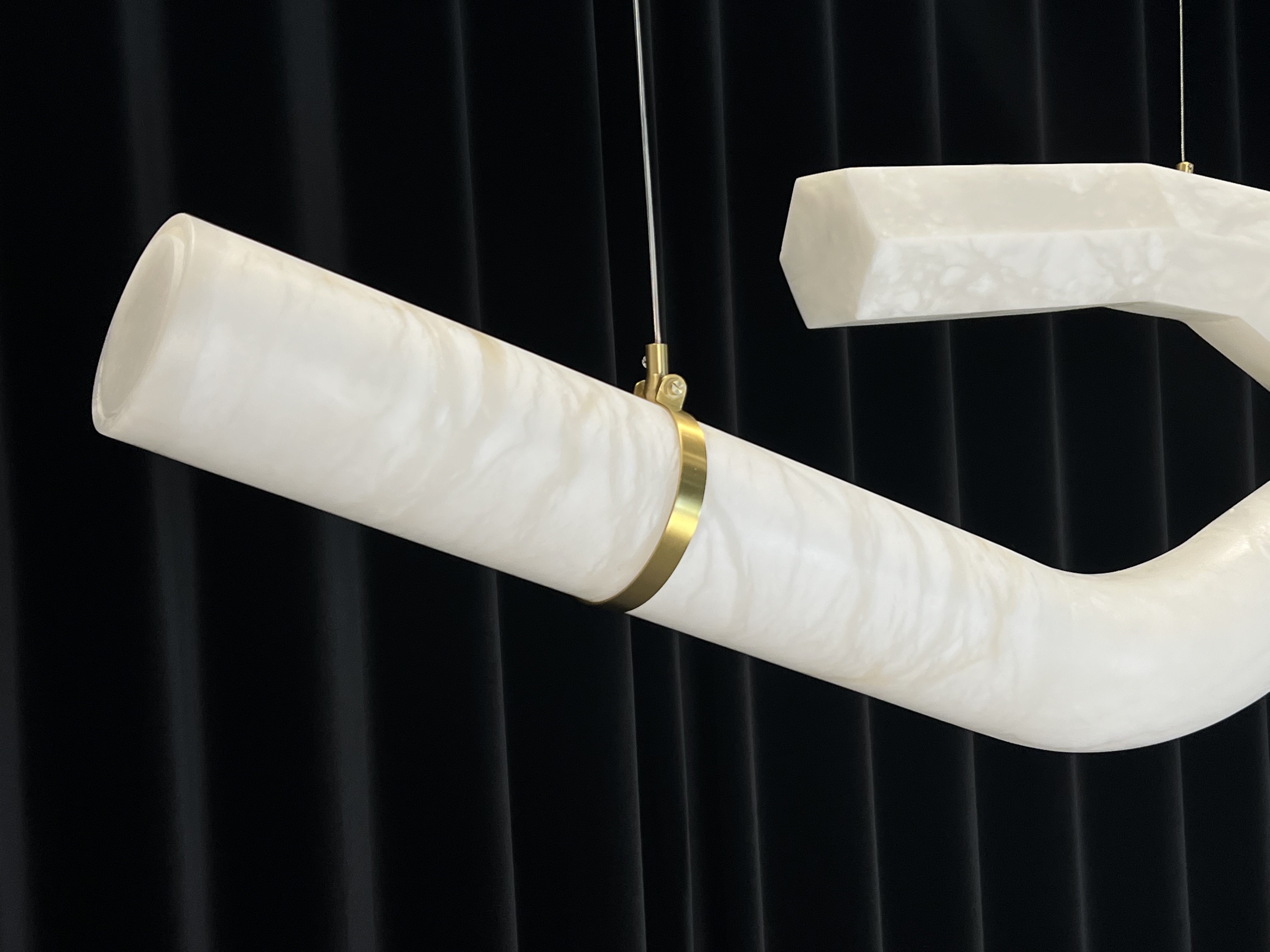 CASA Lighting Alabaster Hanging Light