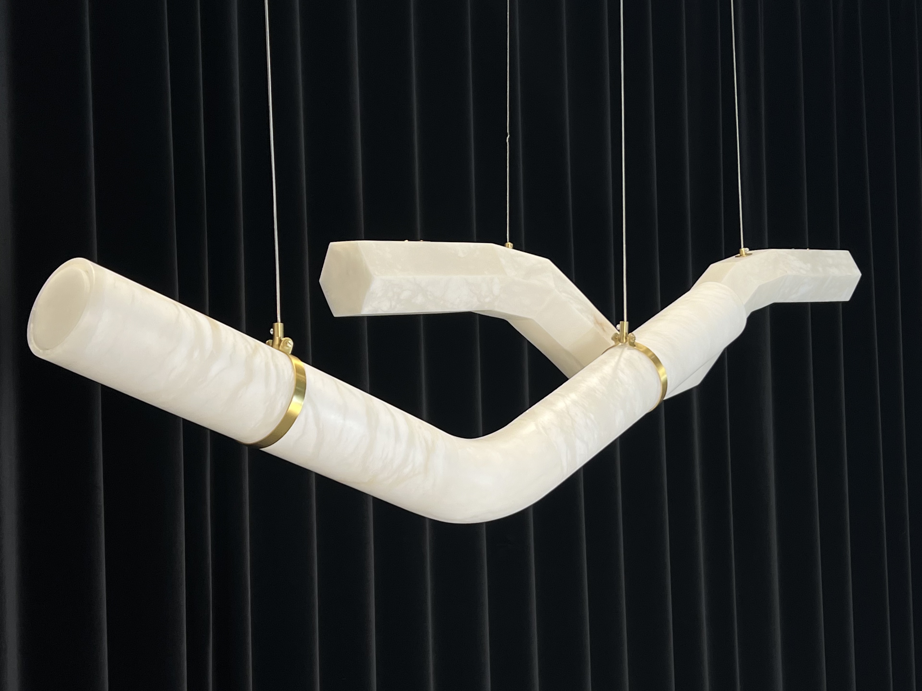 CASA Lighting Alabaster Hanging Light