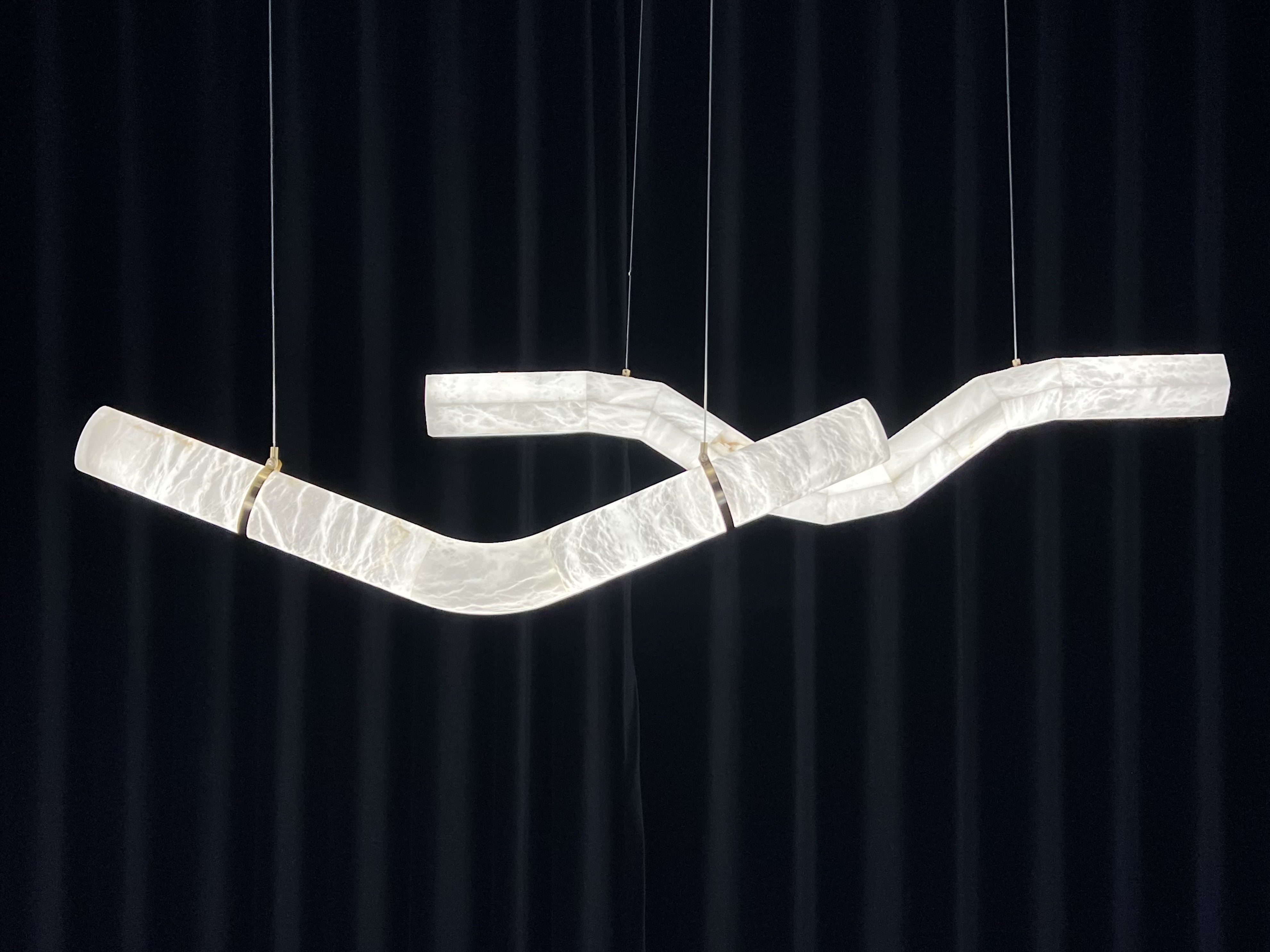 CASA Lighting Alabaster Hanging Light