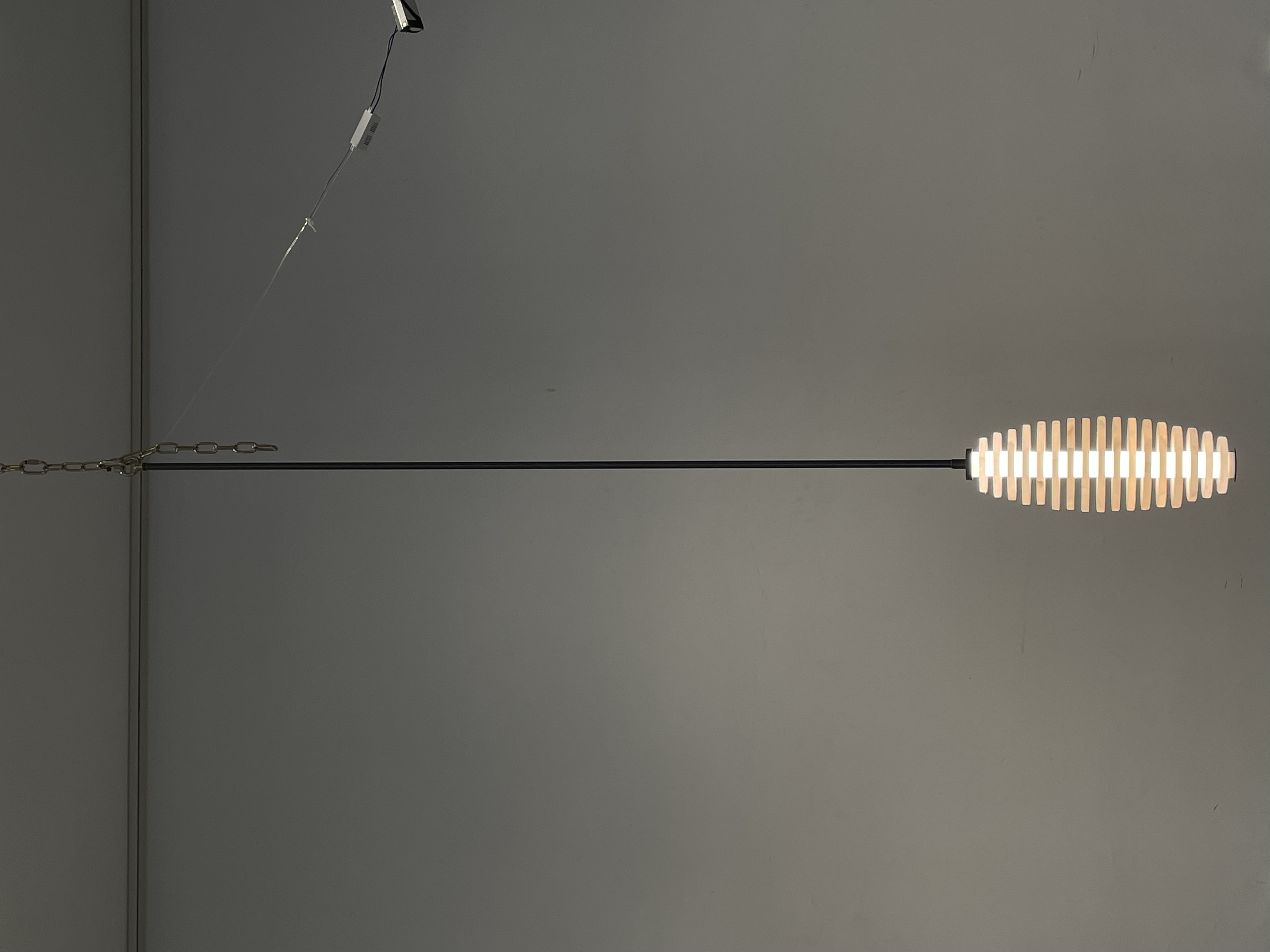 CASA Lighting Tiered Alabaster & Brass Pendant Light