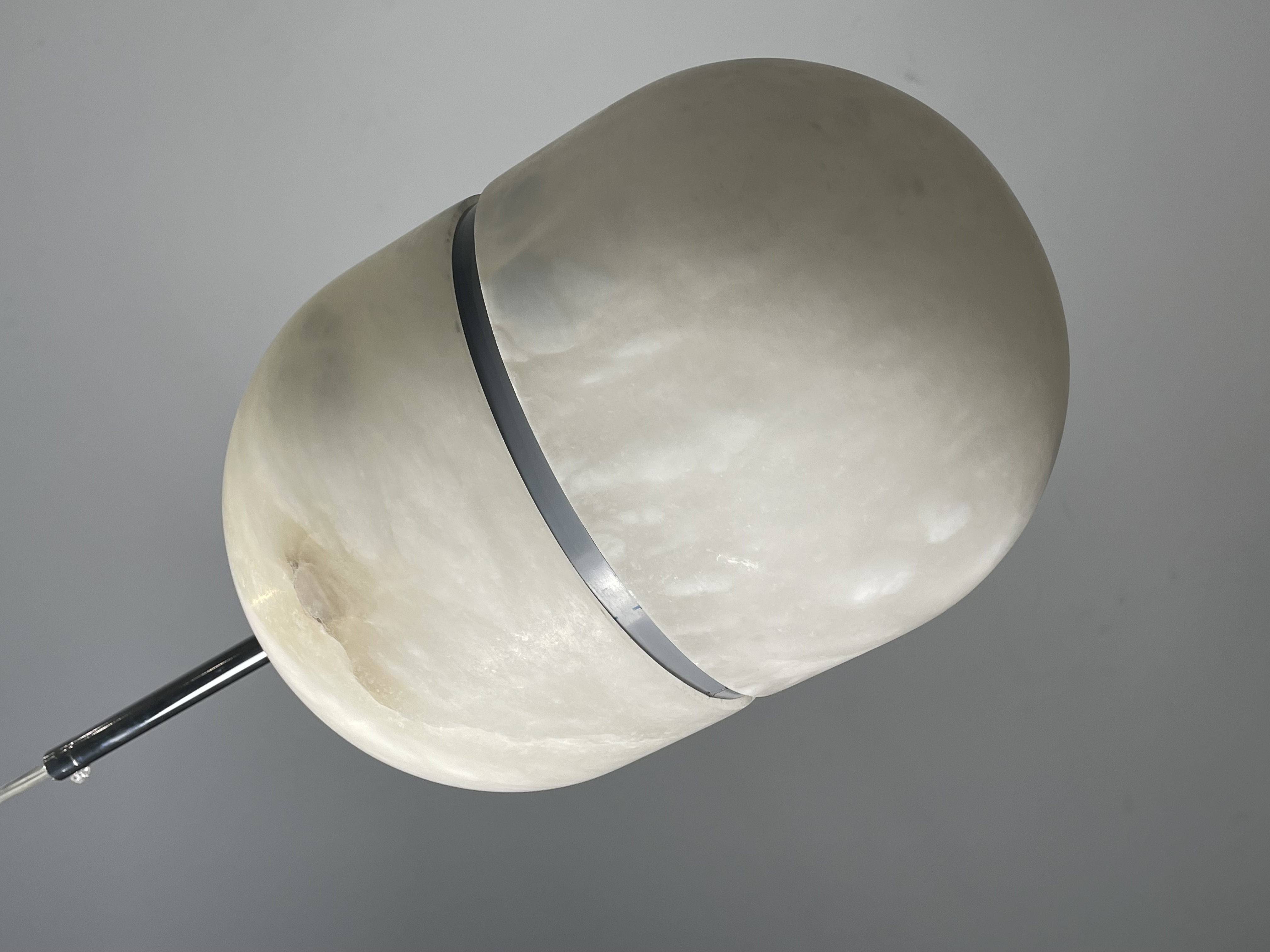 CASA Lighting Alabaster & Brass Symmetrical Pendant Light