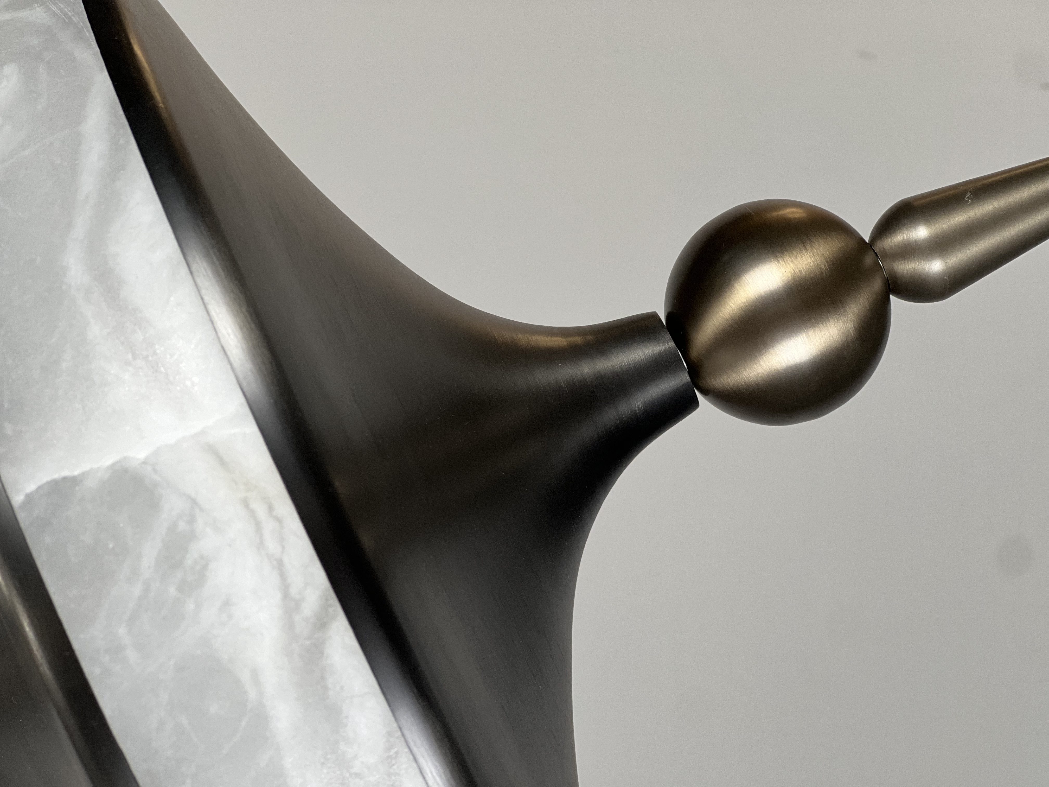 CASA Lighting Modern Alabaster Hanging Pendant Light