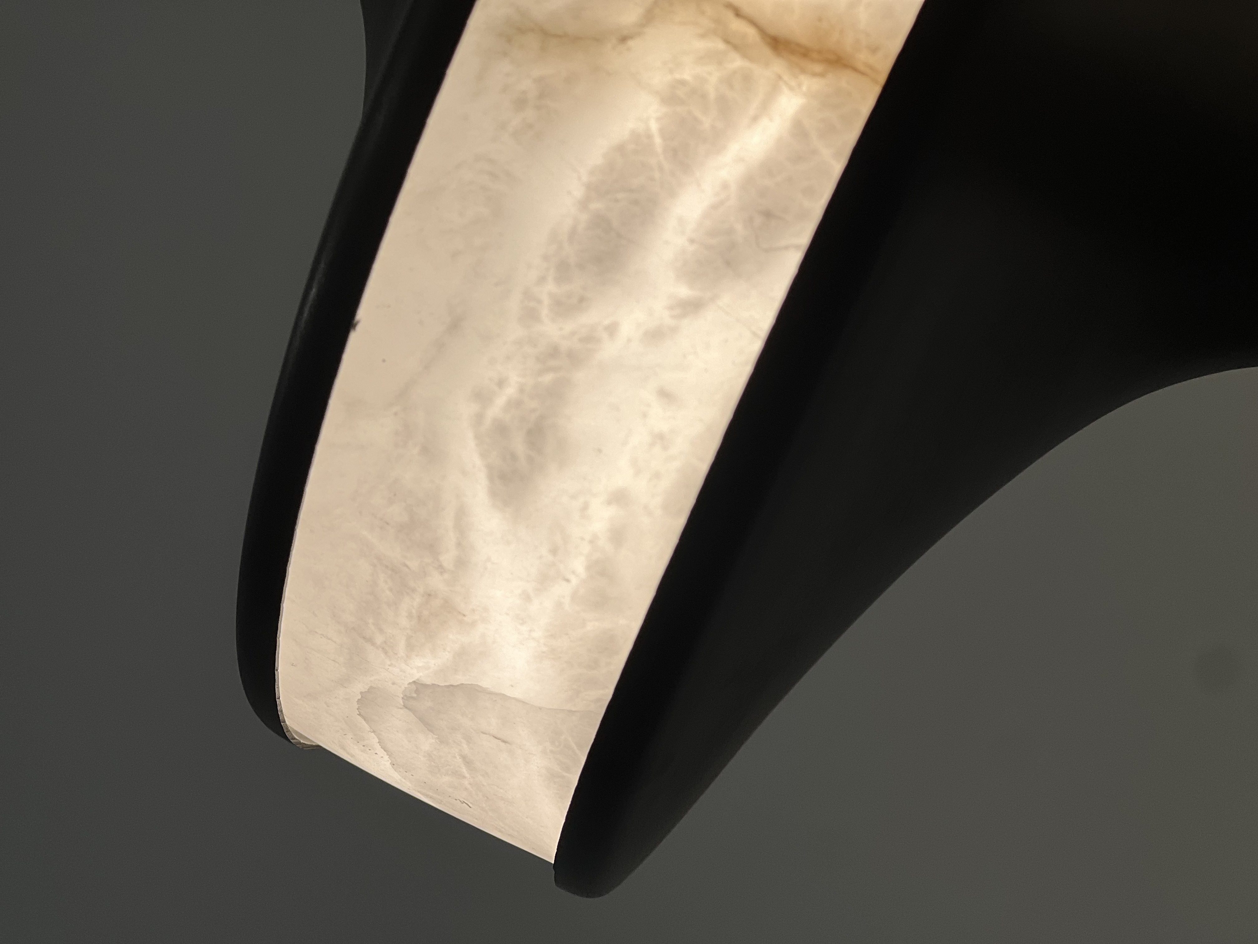 CASA Lighting Modern Alabaster Hanging Pendant Light