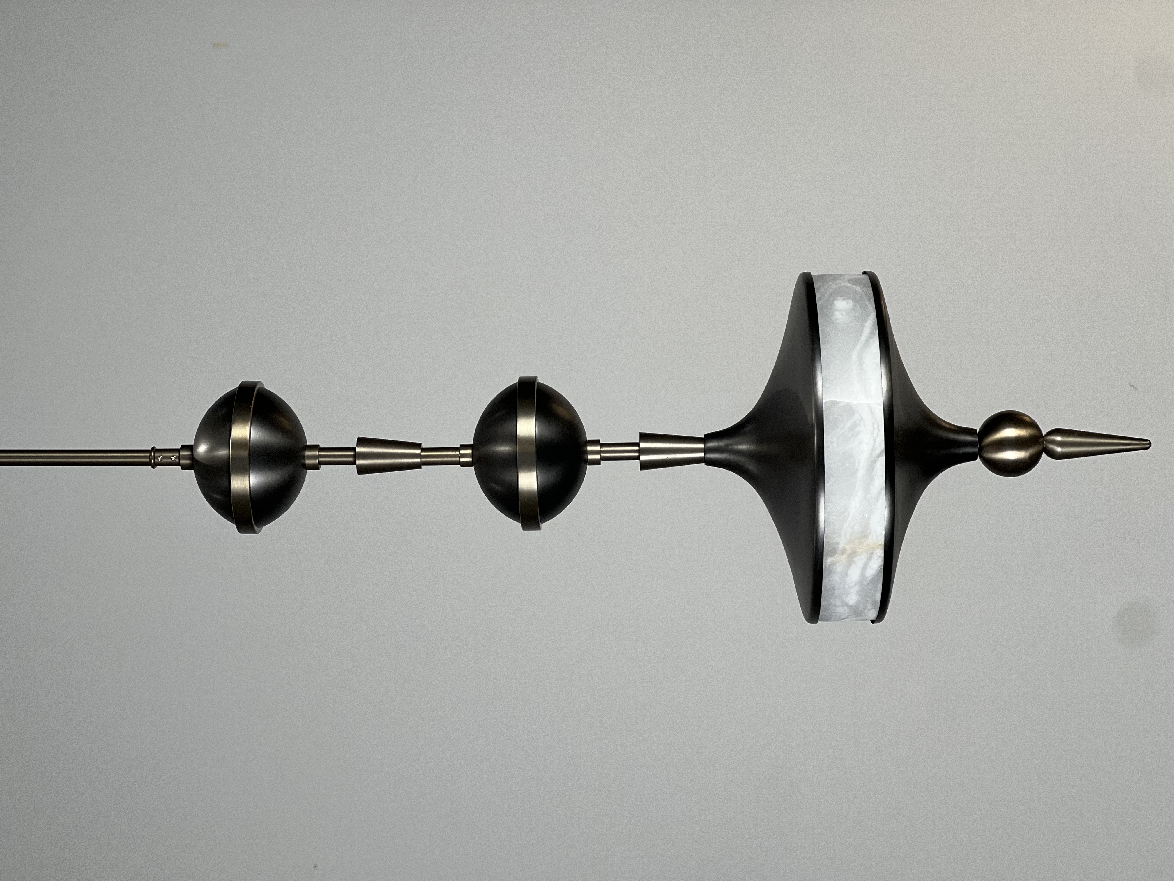 CASA Lighting Modern Alabaster Hanging Pendant Light